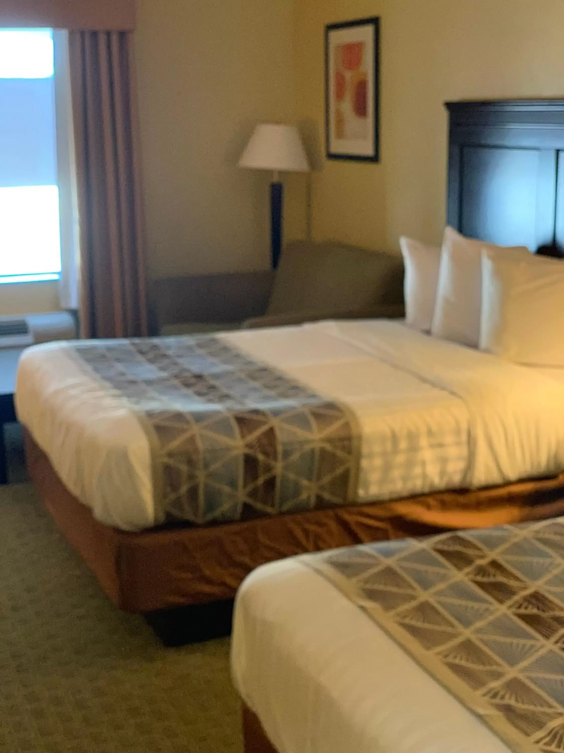 Bed in Ambassador Inn & Suites