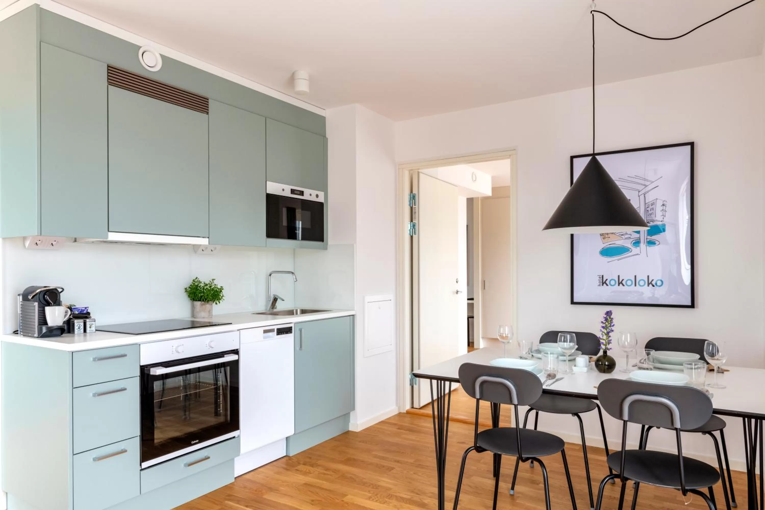 Coffee/tea facilities in First Hotel Kokoloko