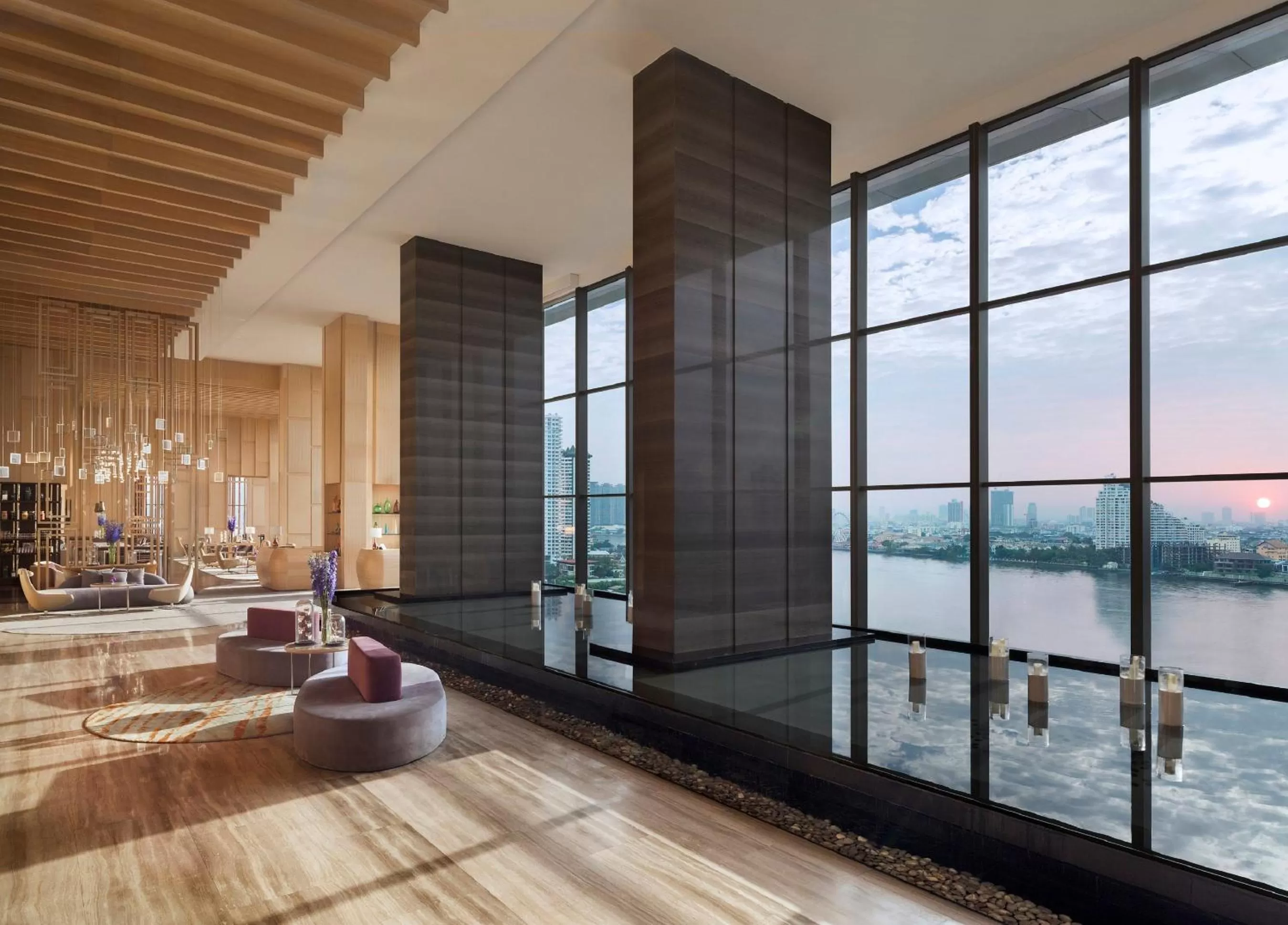 Lobby or reception in Avani Plus Riverside Bangkok Hotel