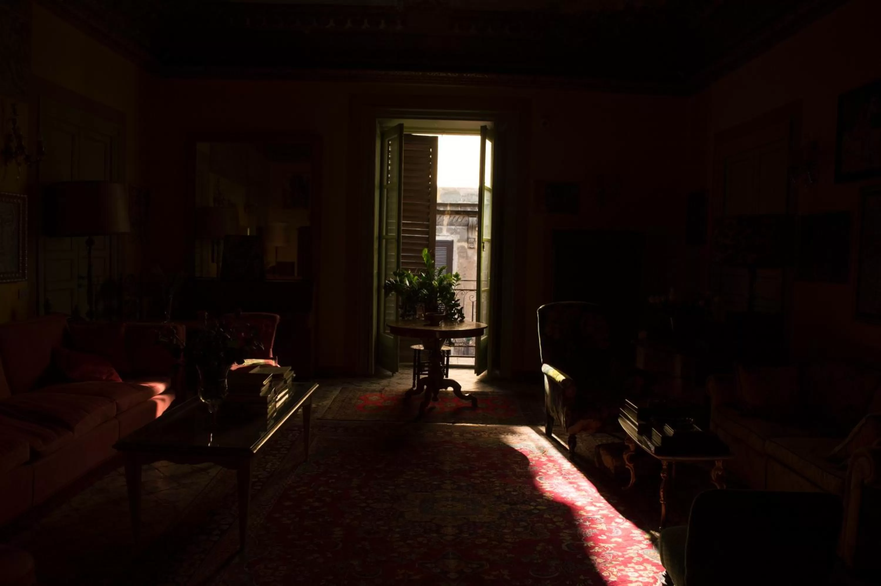 Lounge or bar, Bed in La dimora del genio