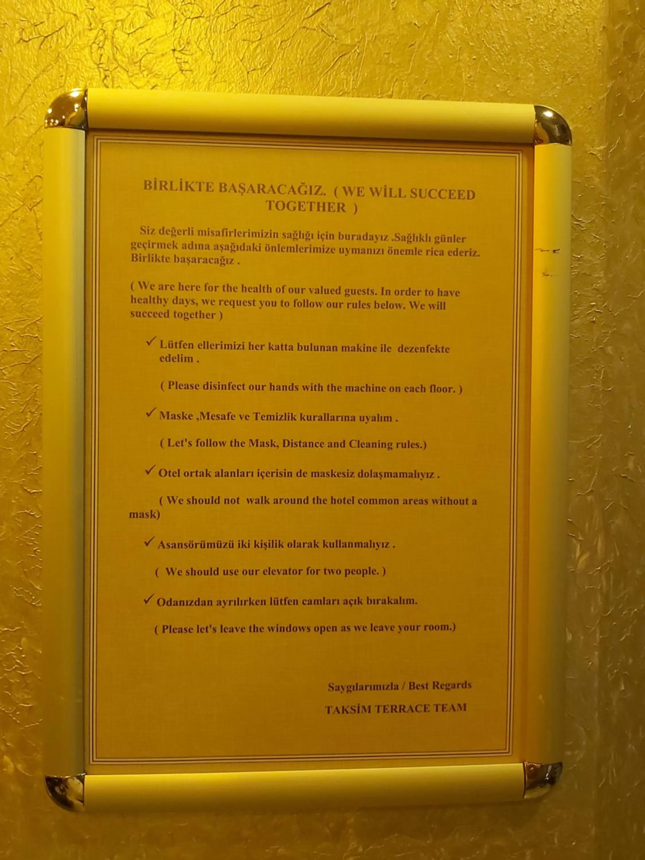 Property logo or sign in Taksim Terrace Hotel