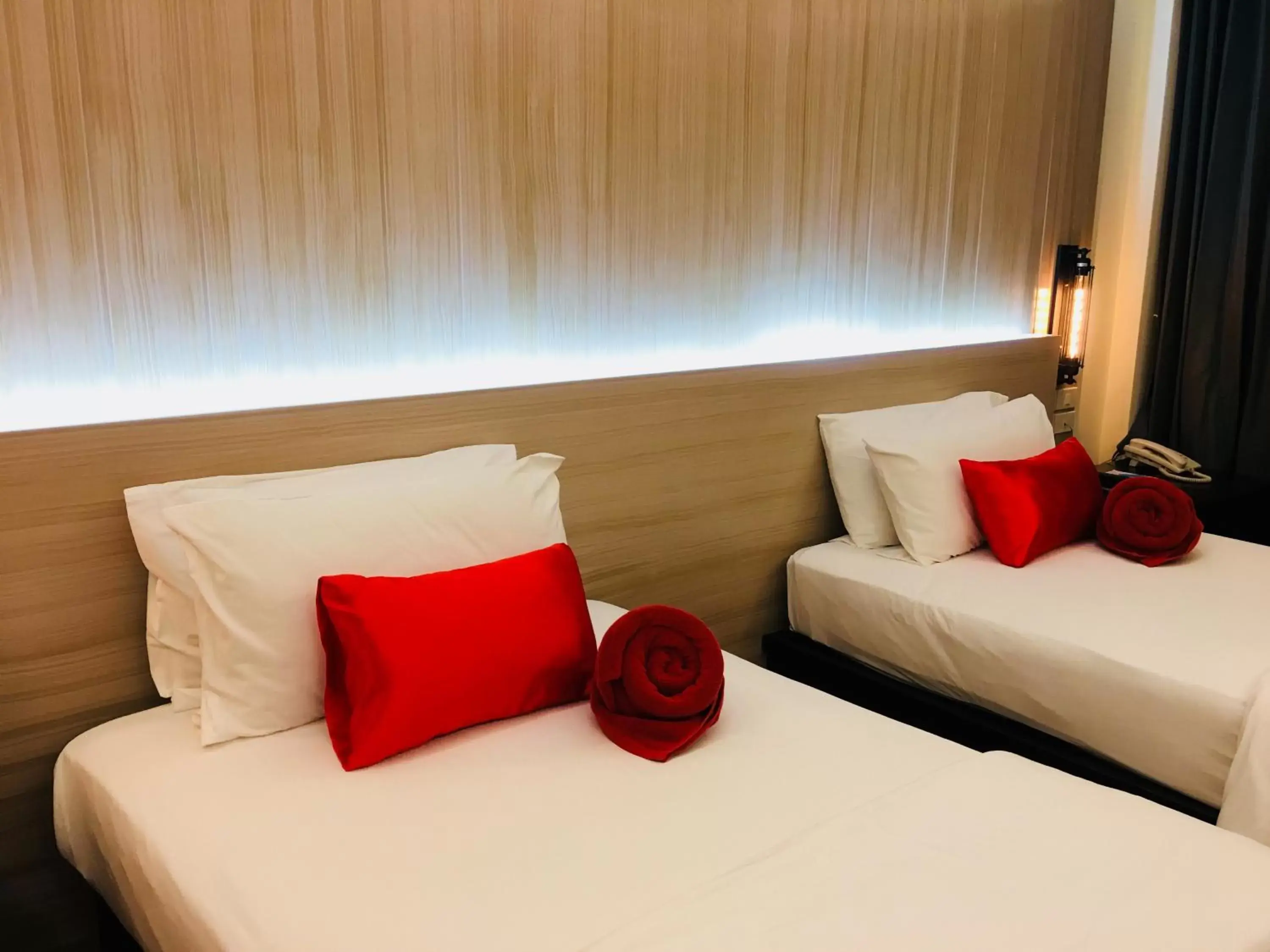 Bed in Grand Jomtien Palace Hotel - SHA Extra Plus