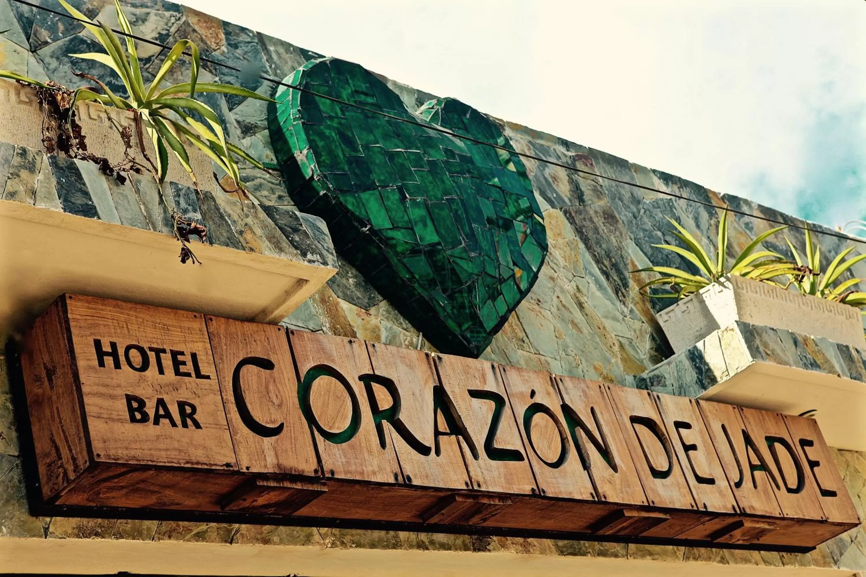 Facade/entrance in Corazon De Jade Tulum