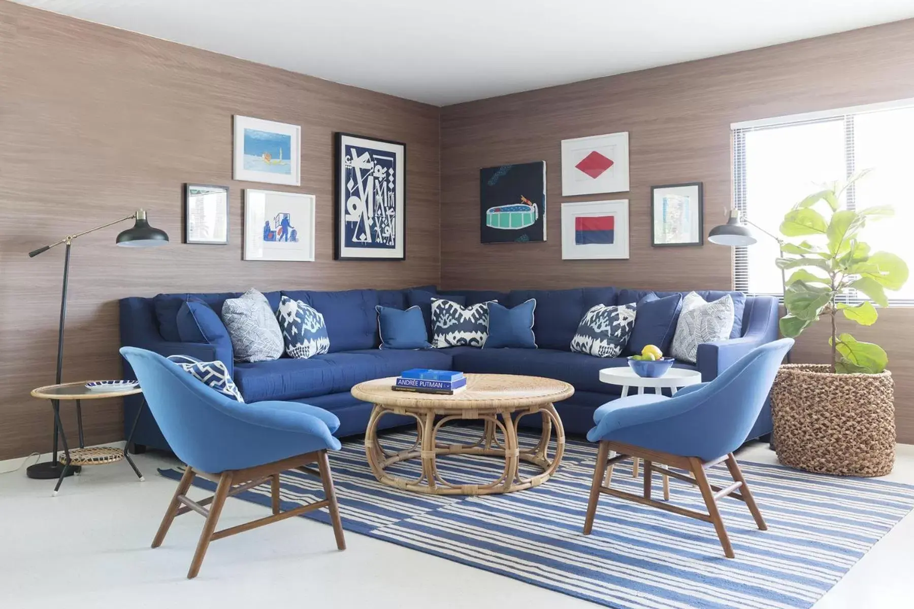 Living room, Seating Area in Holiday House Palm Springs