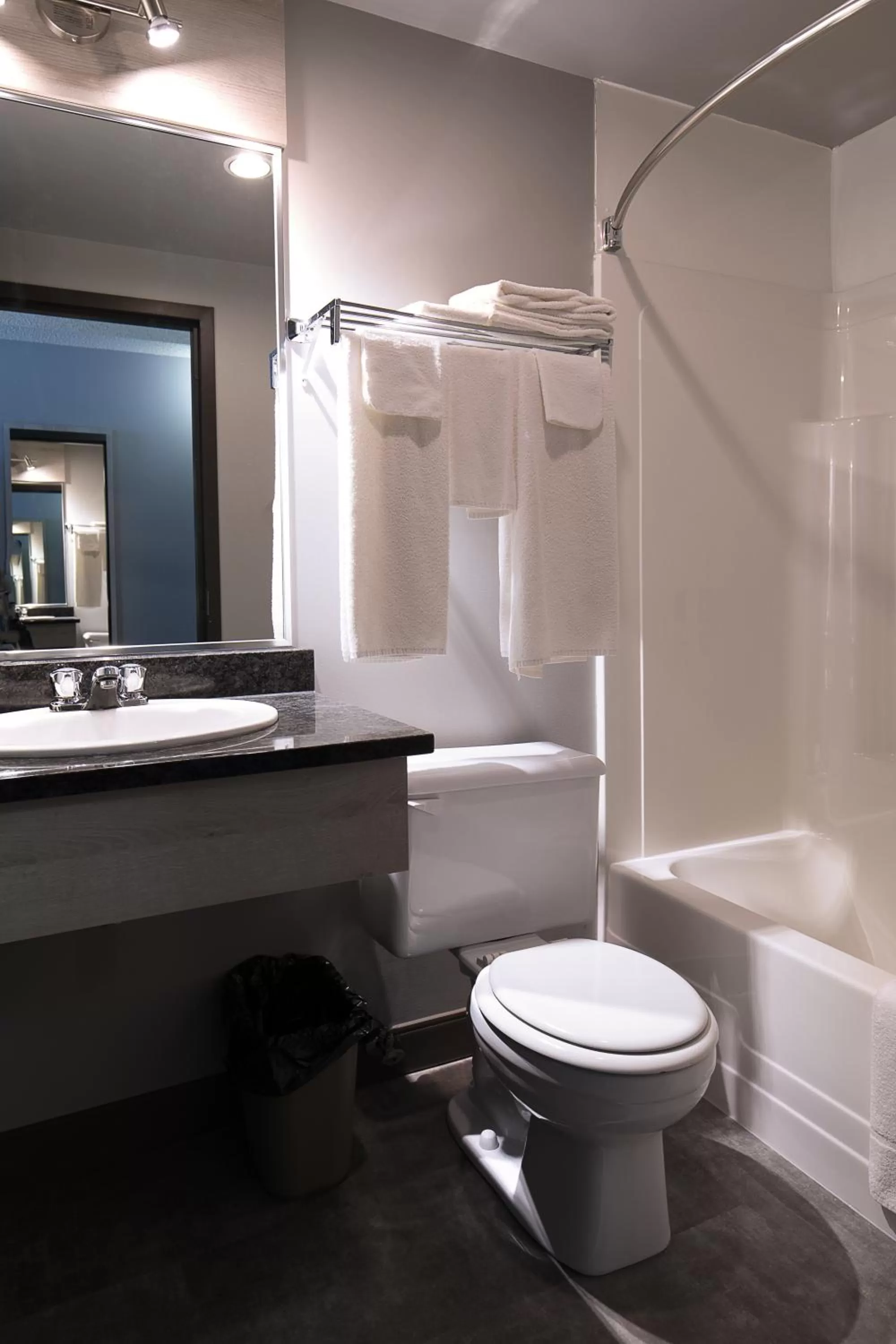 Toilet in Travelodge by Wyndham Alma