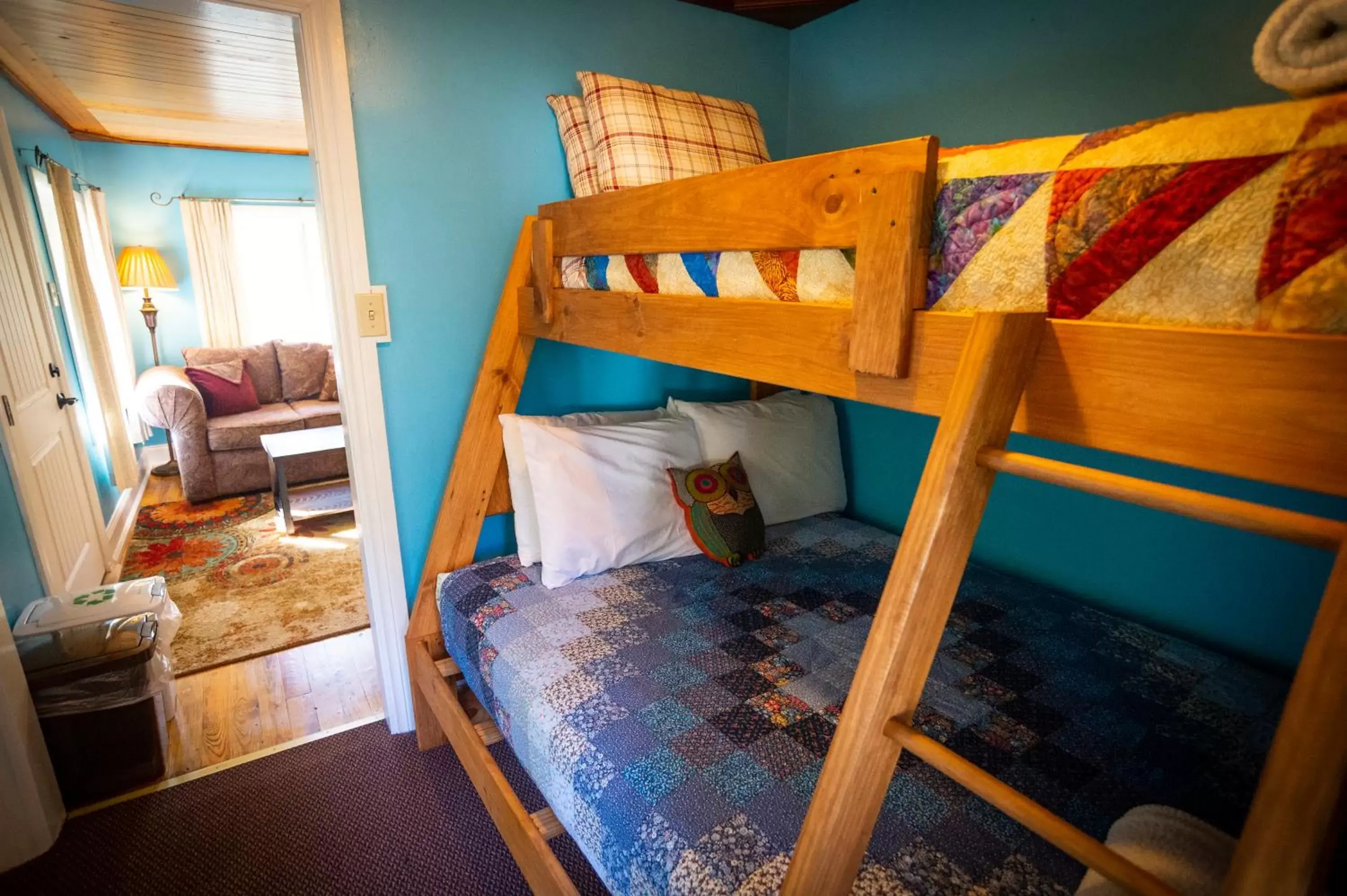 Bunk Bed in Sherwood Court Cottages