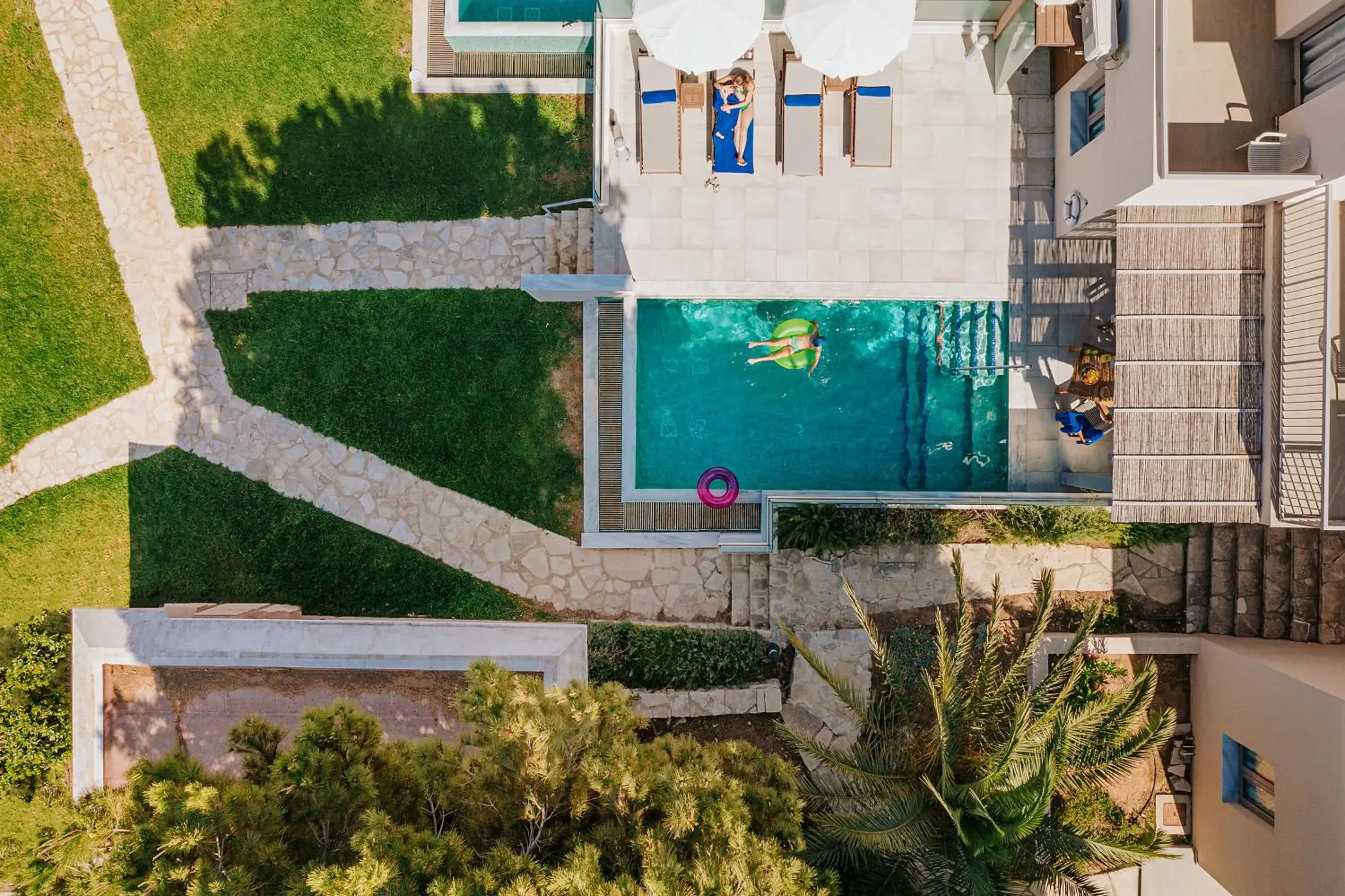 Swimming pool, Bird's-eye View in St. Elias Resort