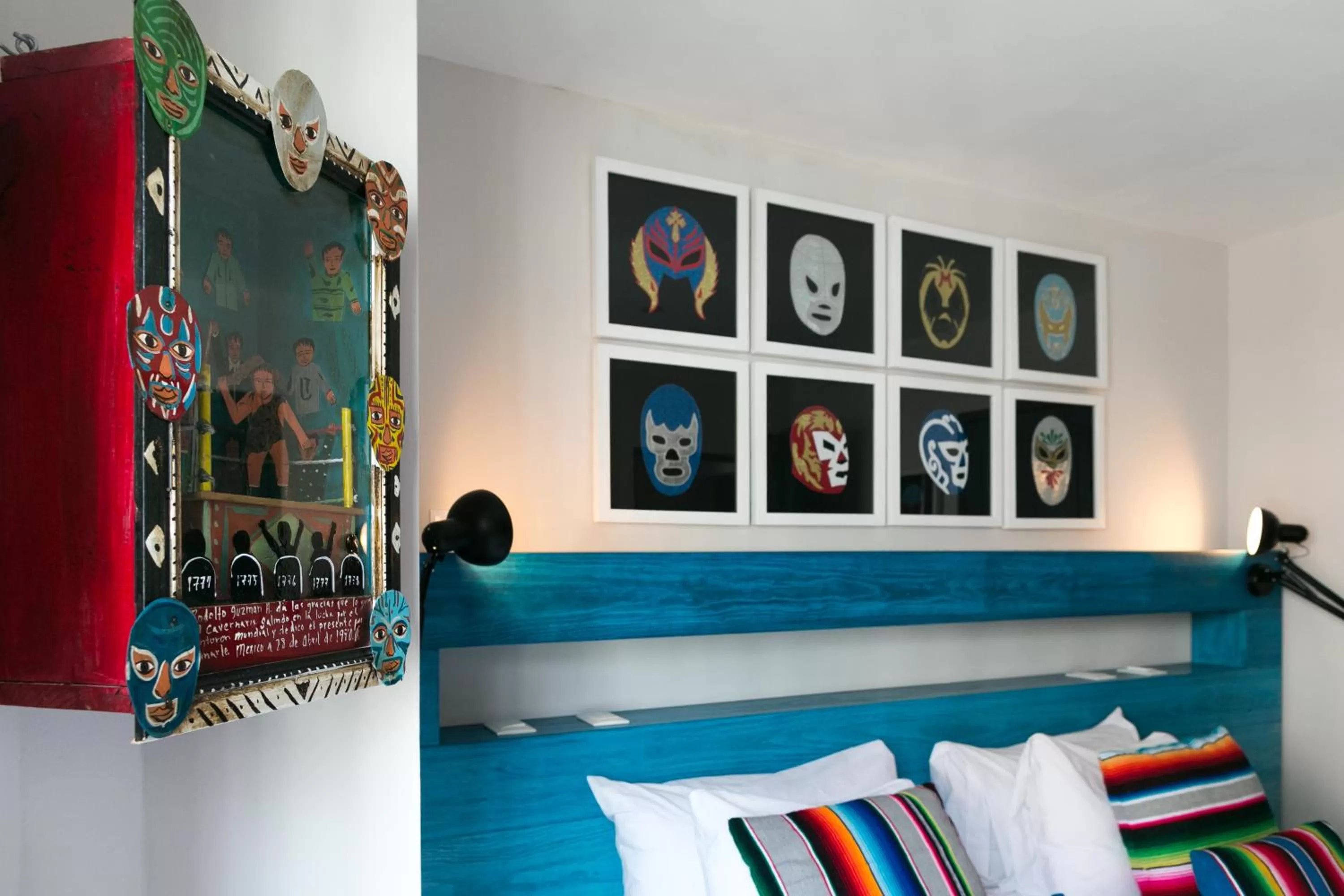 Bed in La Palomilla Bed & Breakfast