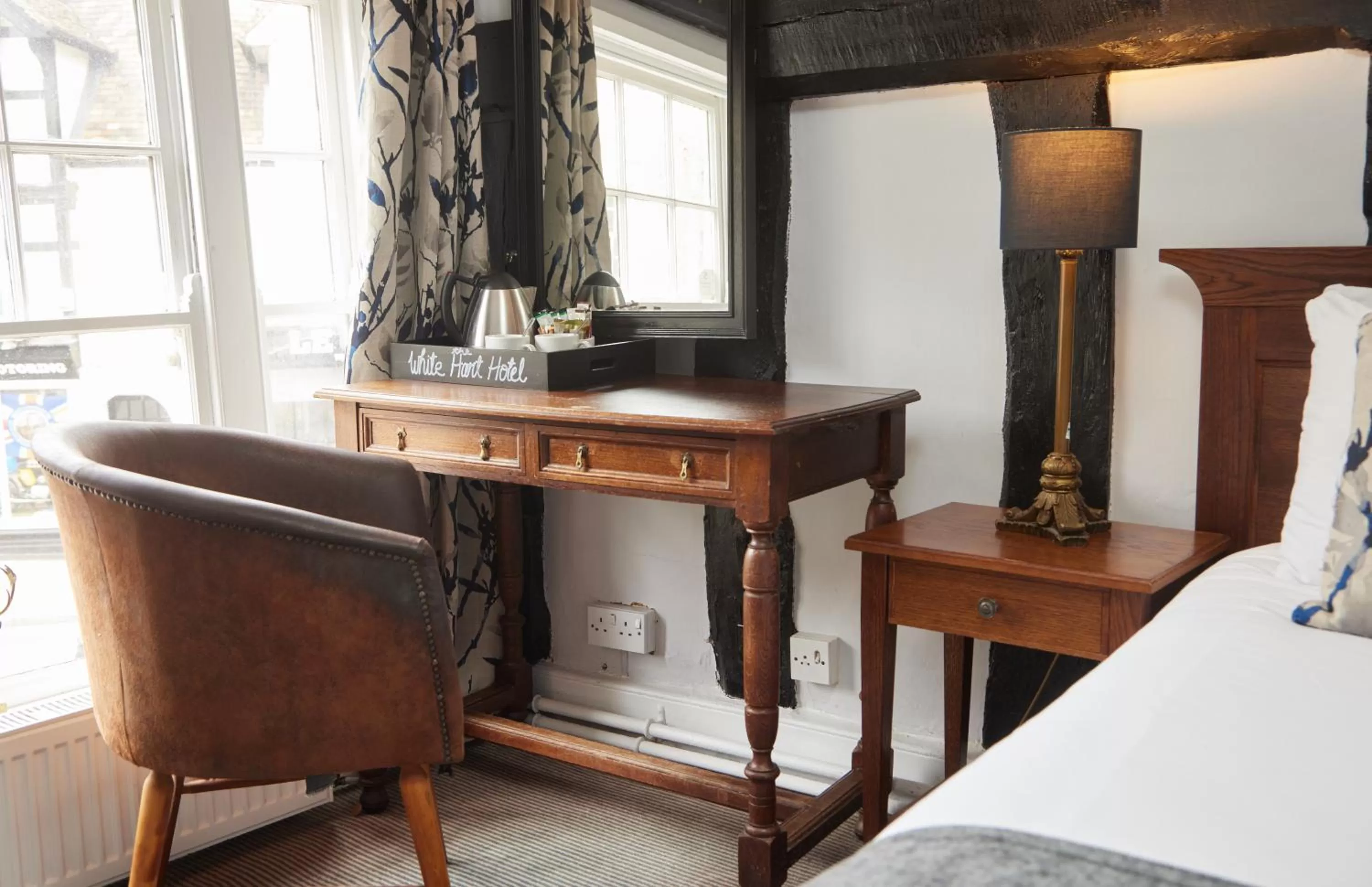 Photo of the whole room, Bed in White Hart Hotel by Greene King Inns