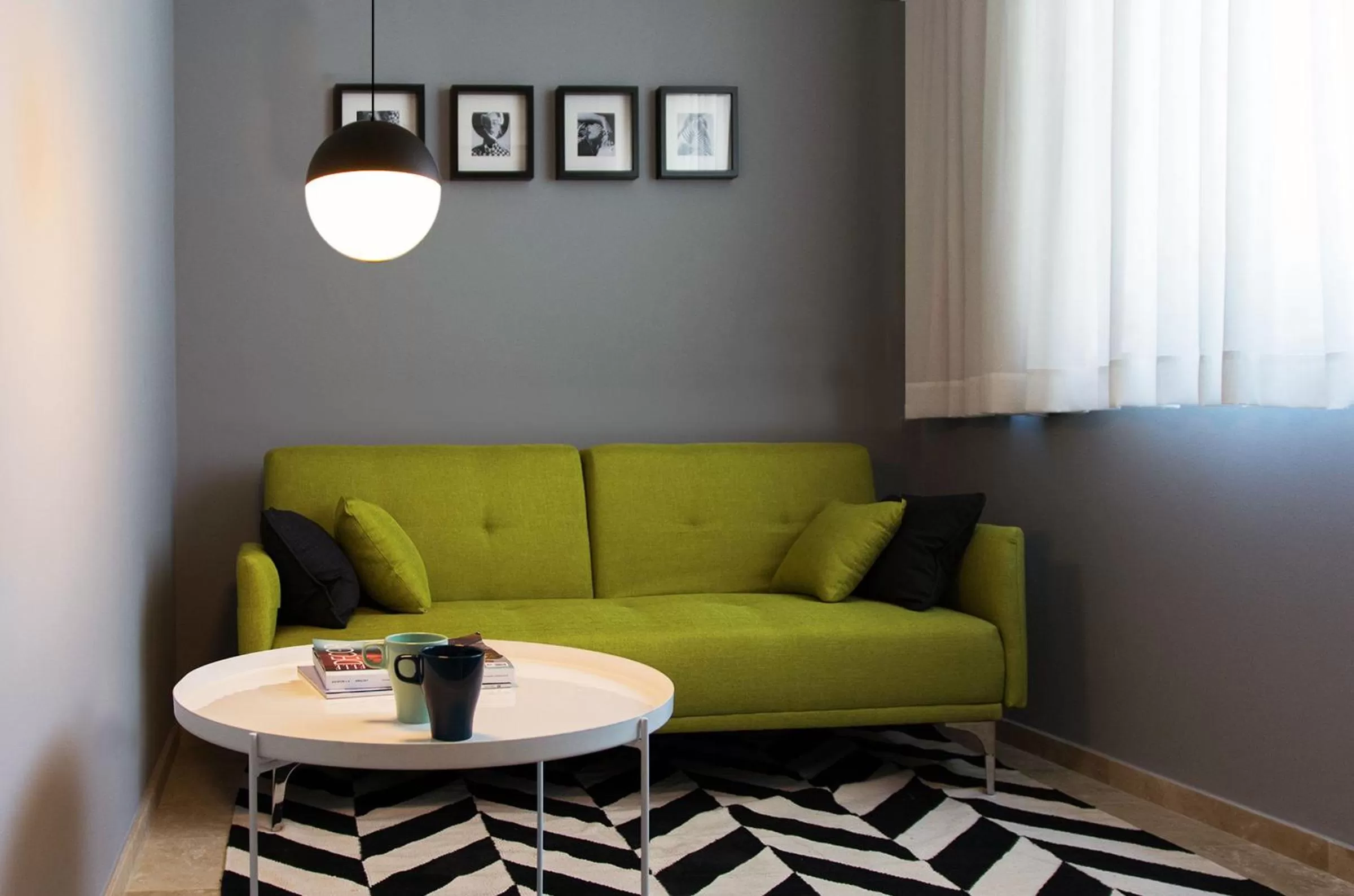 Living room in CinqueSuites Ortigia