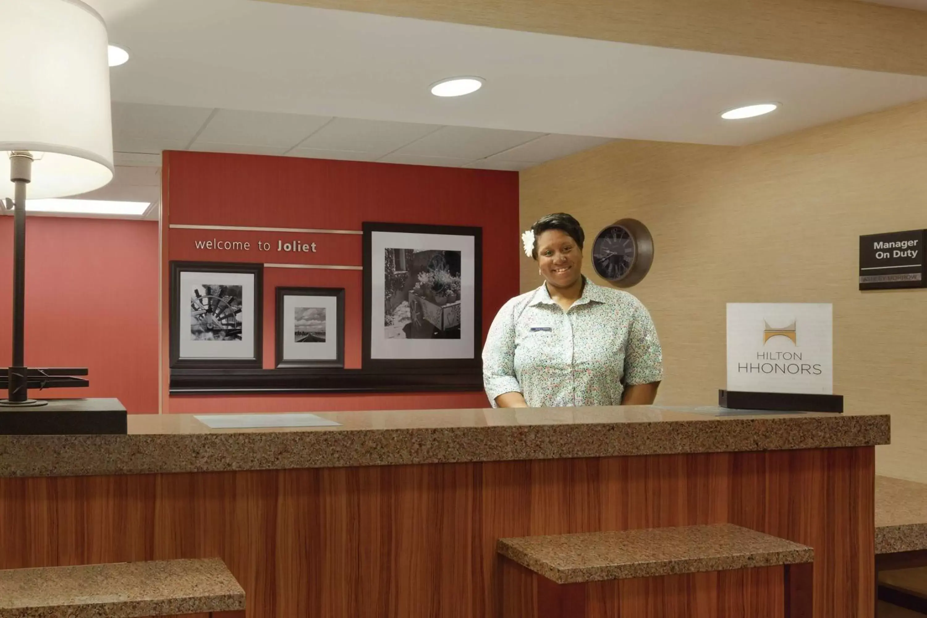 Lobby or reception, Lobby/Reception in Hampton Inn Joliet/I-55