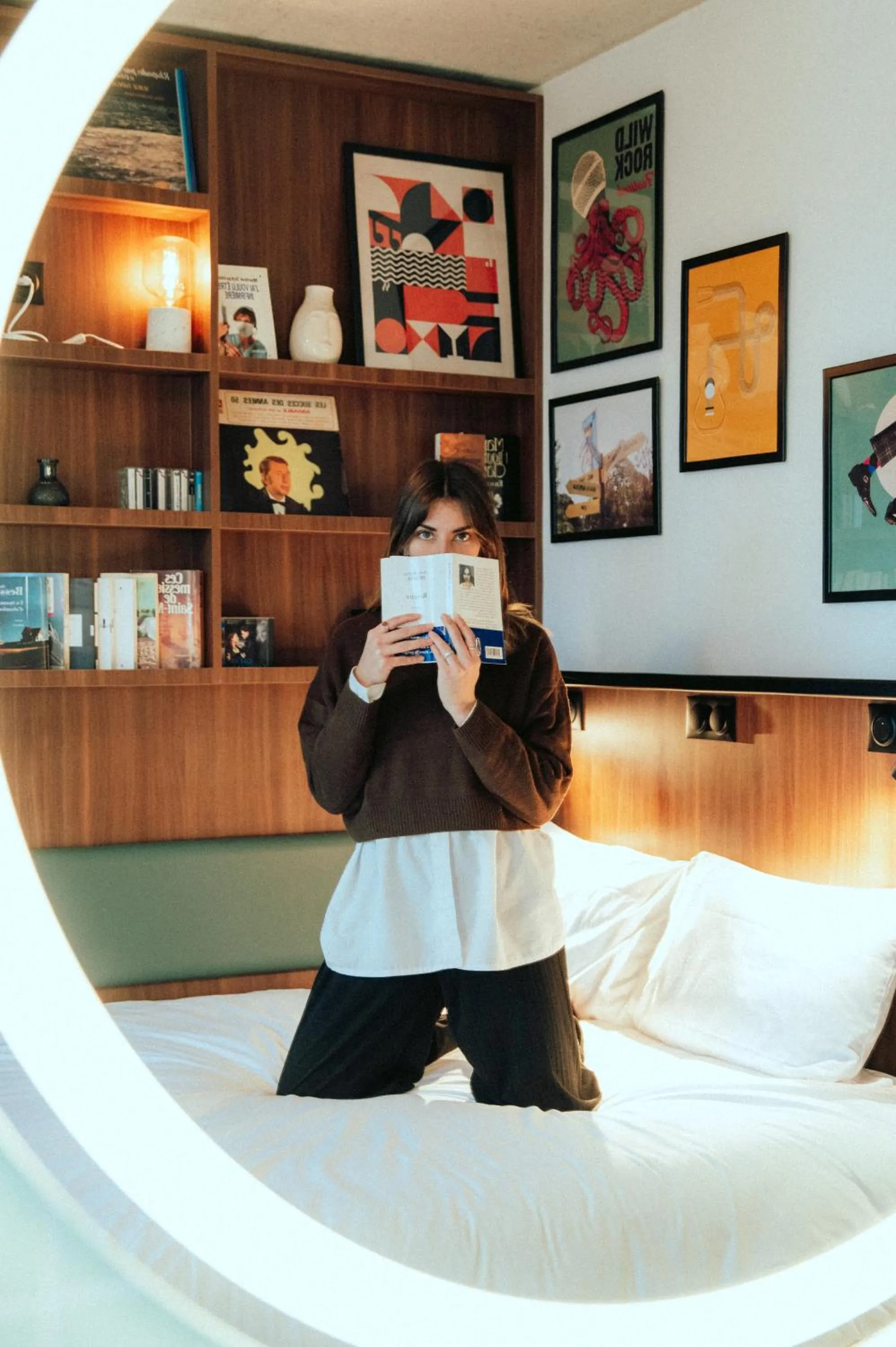 Decorative detail, Bed in JOST Hôtel Bordeaux Centre Gare Saint Jean