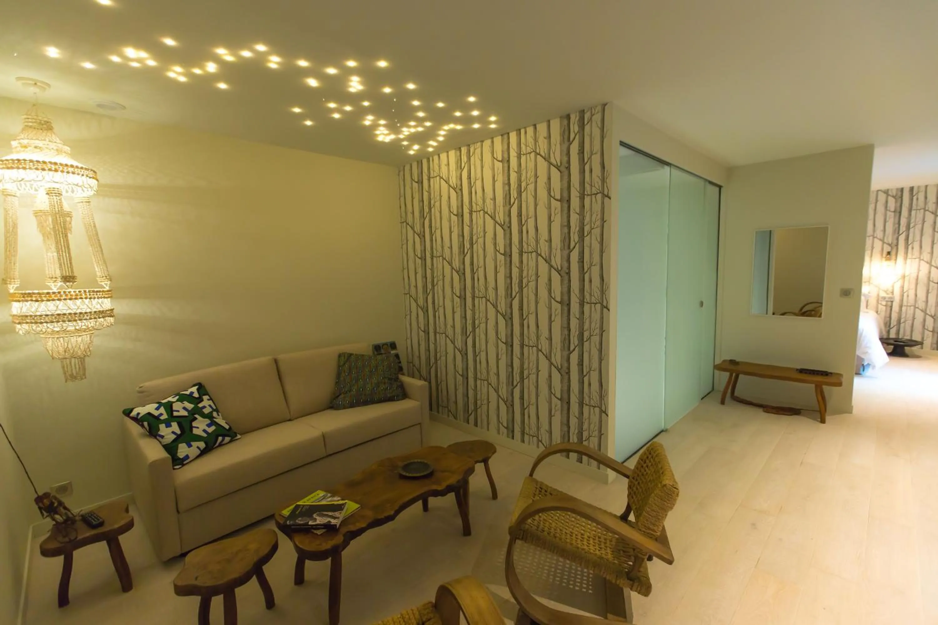 Living room in Eden Lodge Paris