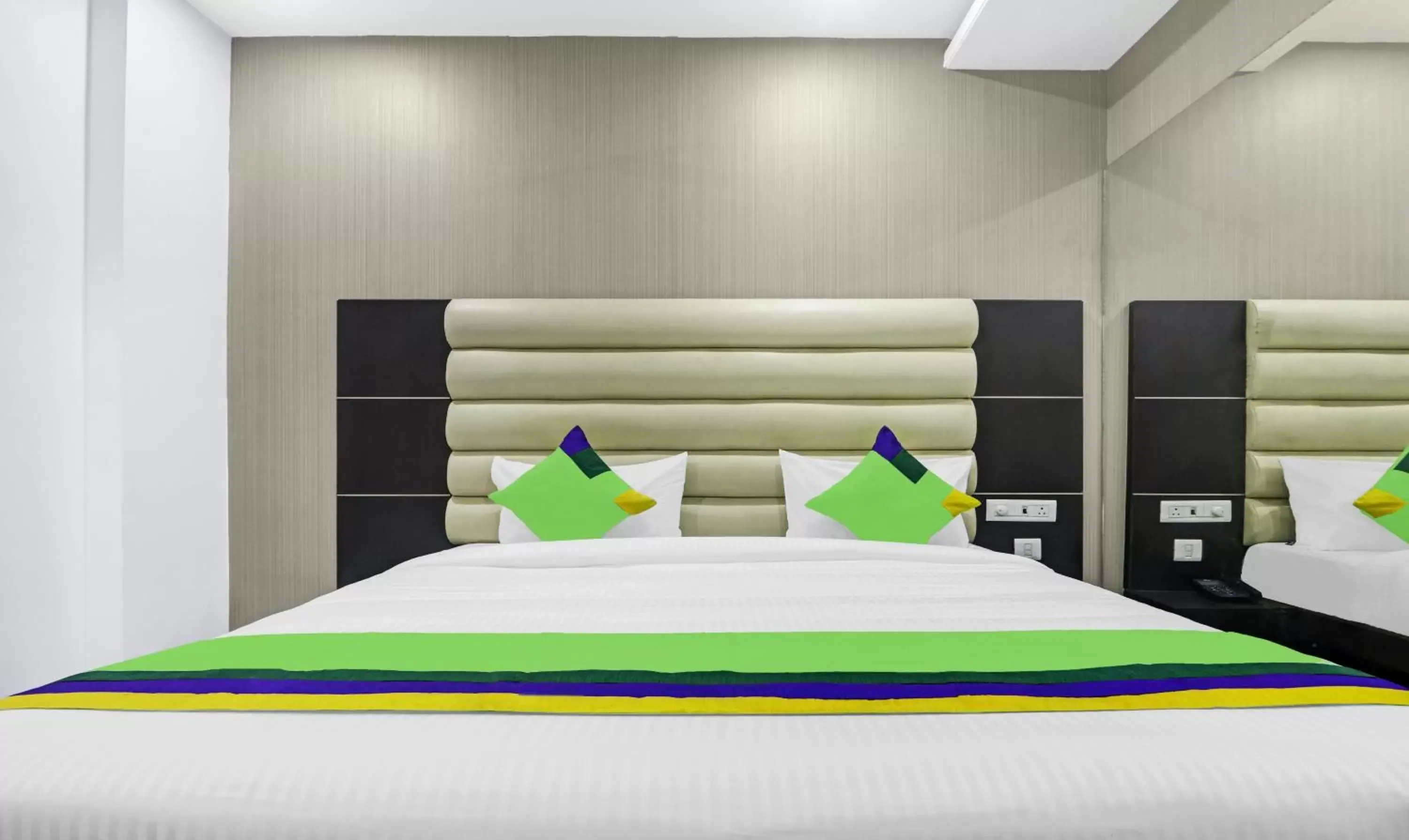 Bedroom, Bed in Treebo Kruthika Residency Bedroom, Bed in Treebo Kruthika Residency