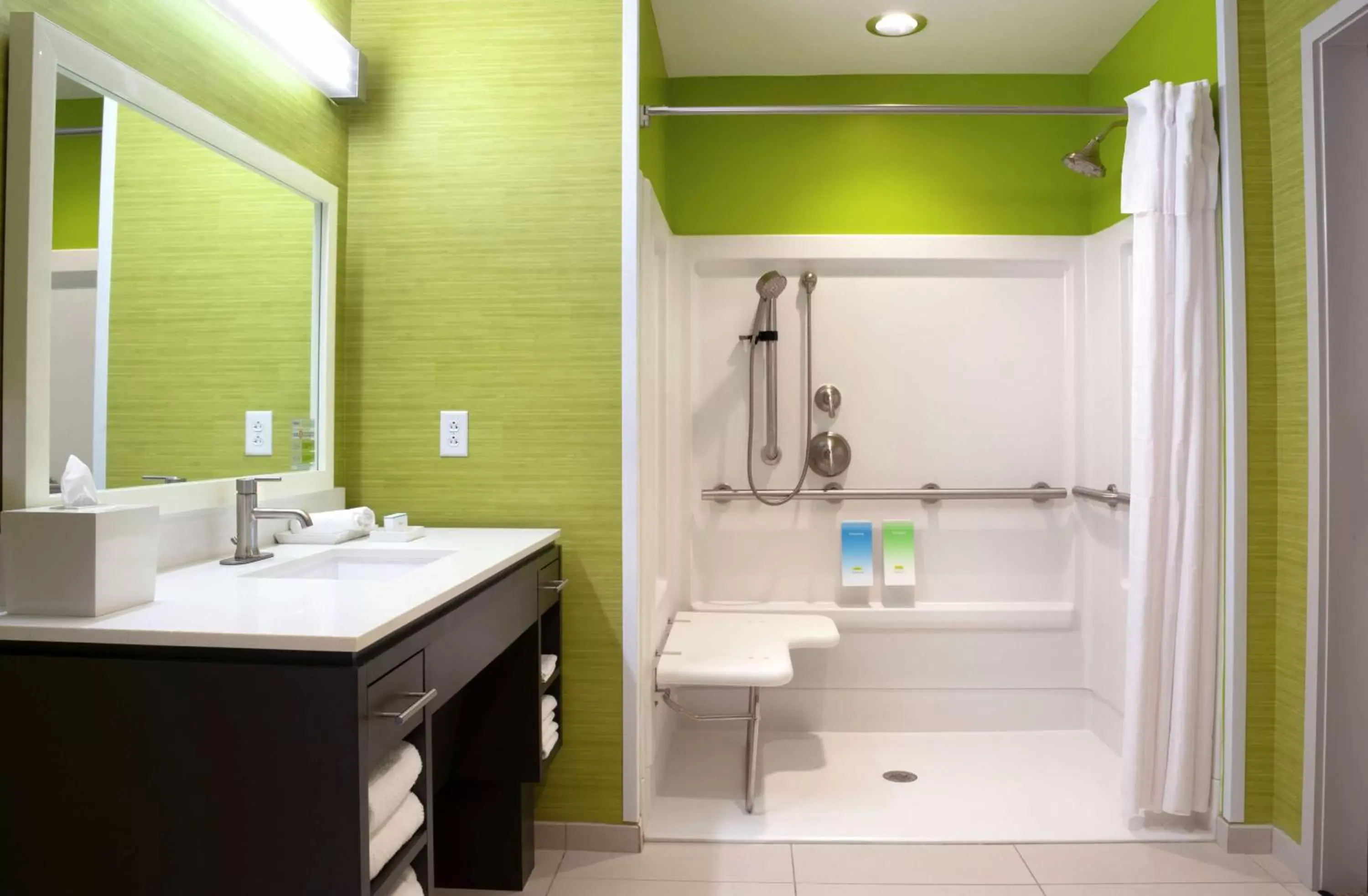 Bathroom in Home2 Suites By Hilton Indianapolis Greenwood
