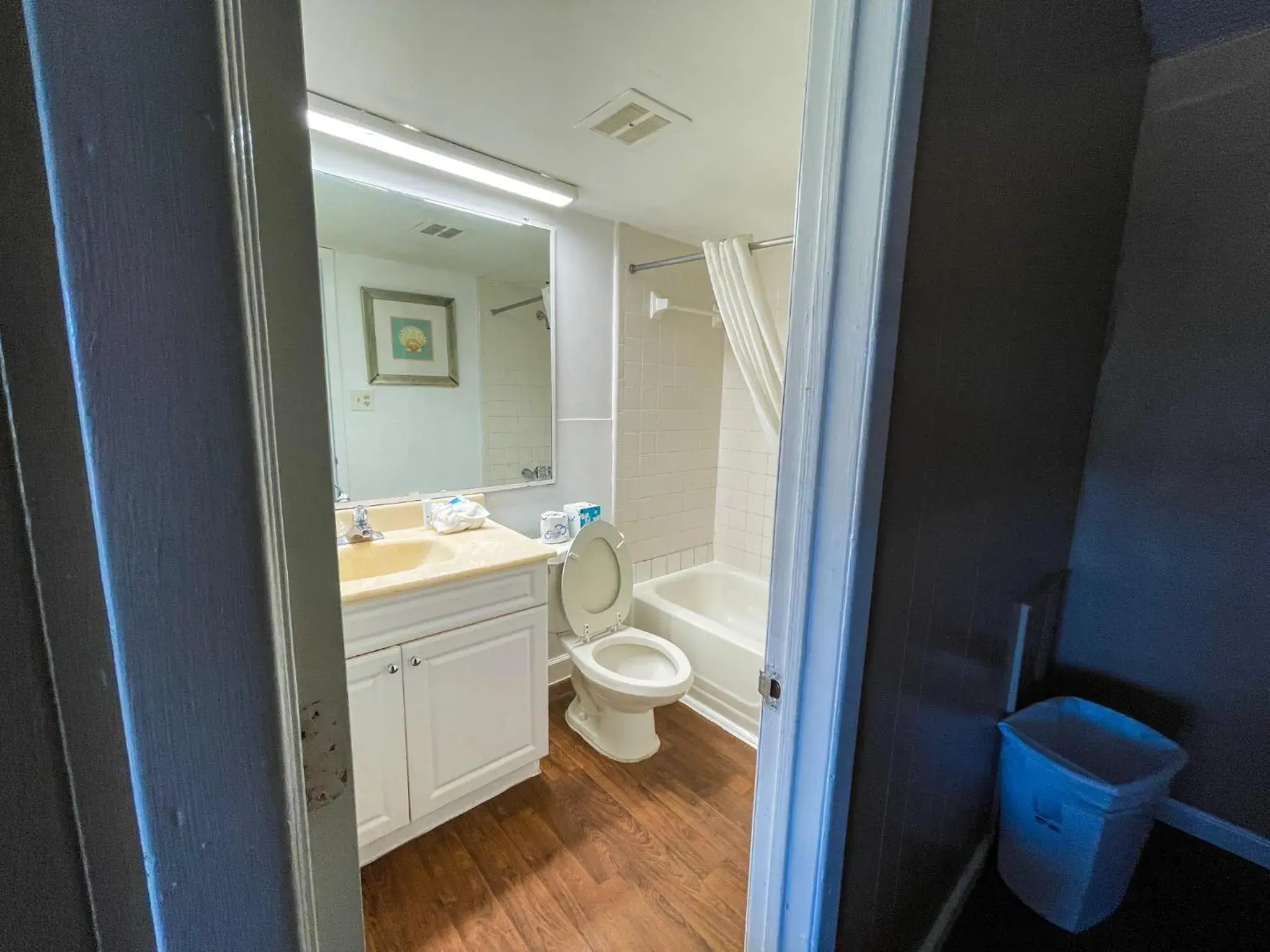 Bathroom in Oceanfront Viking Motel