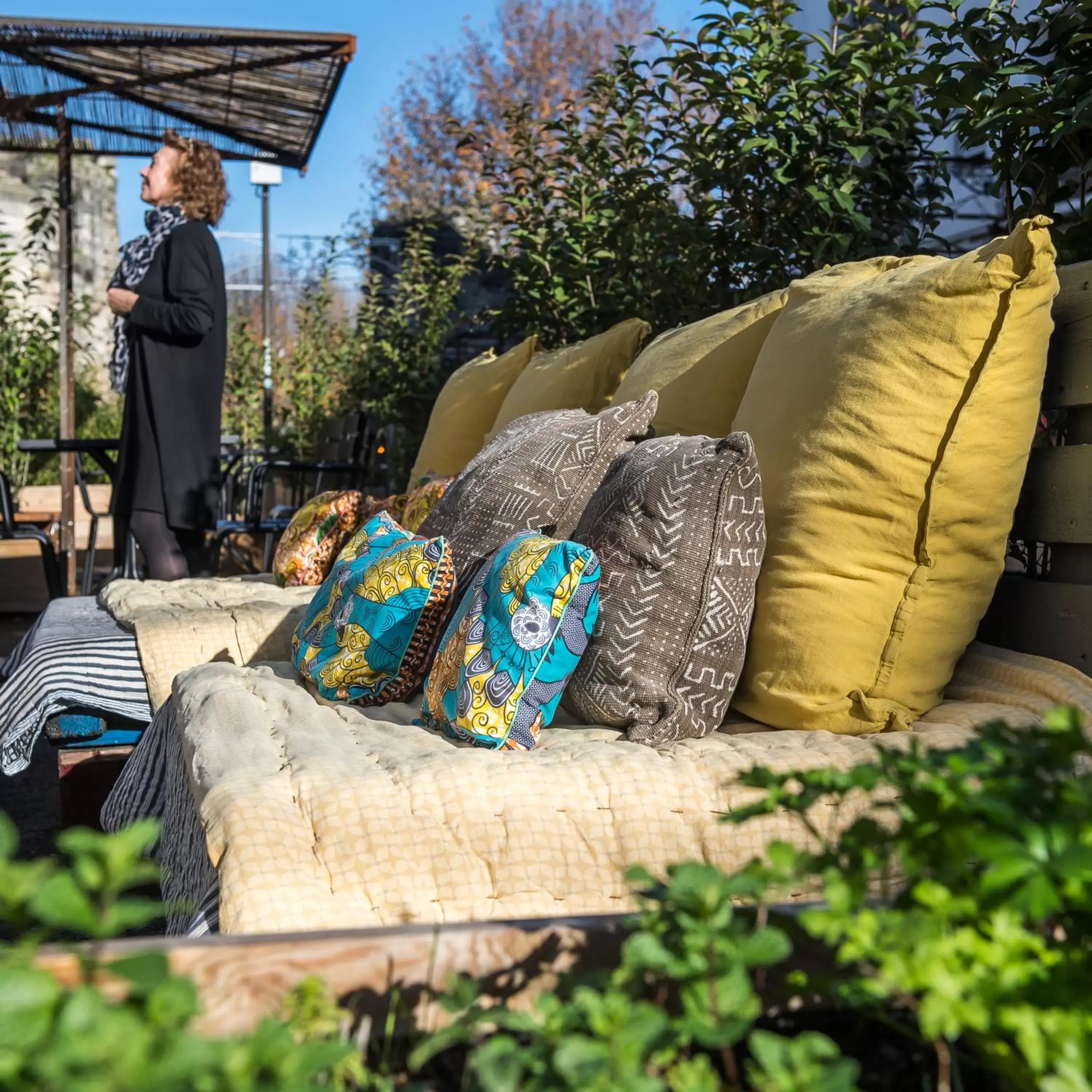 Patio in Maison Volver