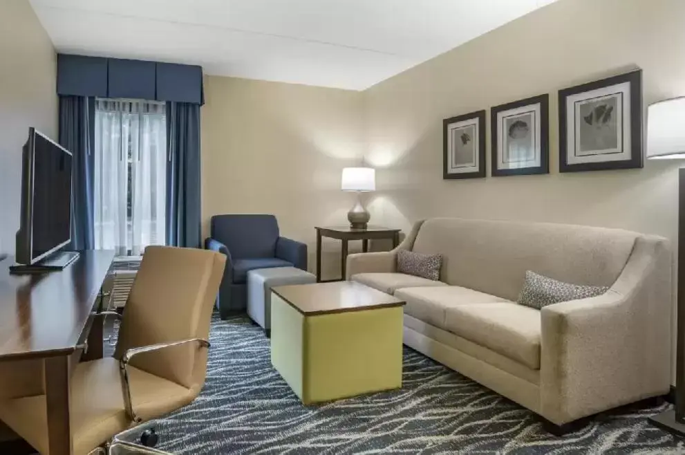 Seating Area in Comfort Inn and Suites Newark