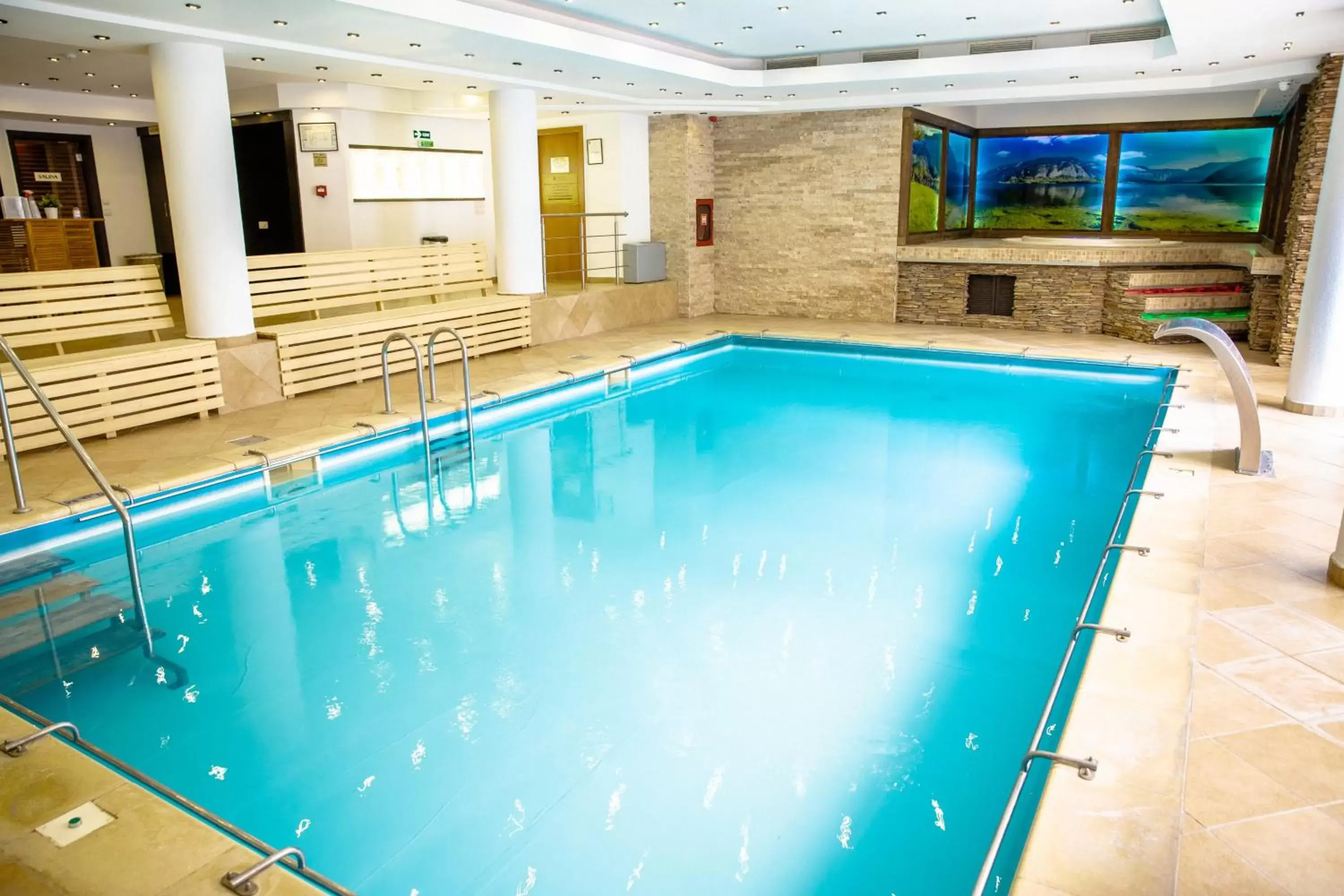 Swimming Pool in Hotel Carpathia