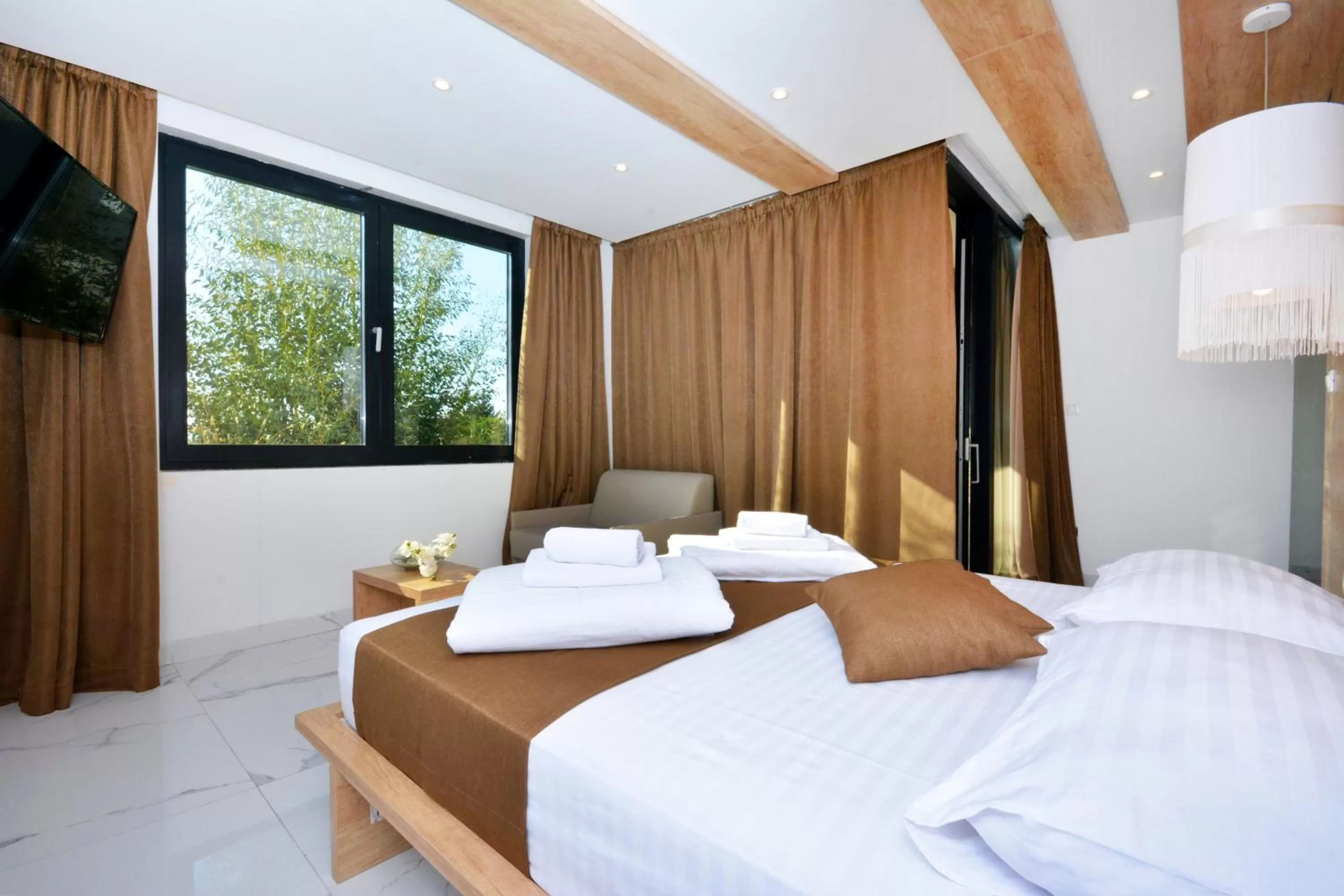 Bed in Hotel San Antonio