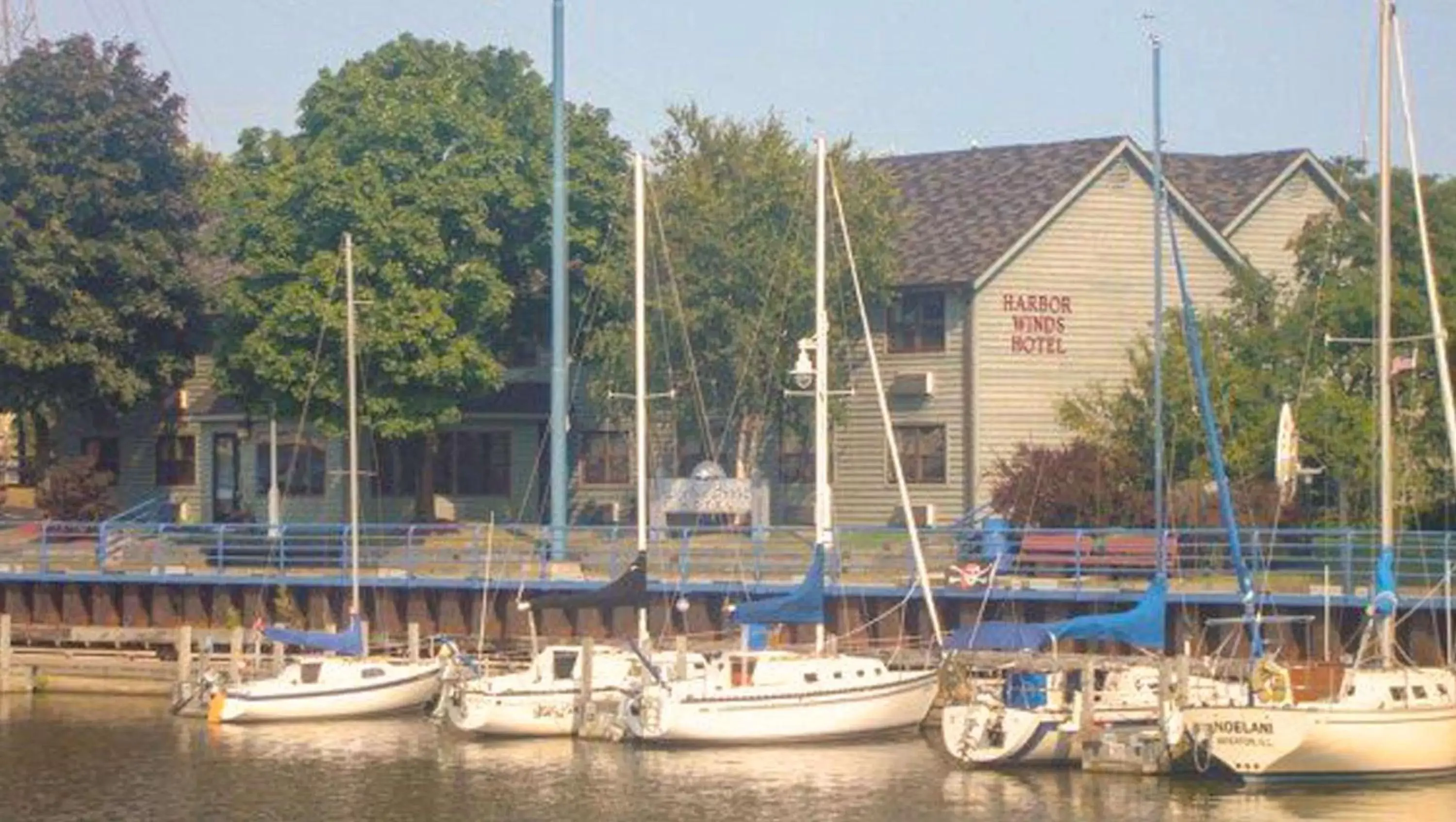 Property building in Harbor Winds Hotel