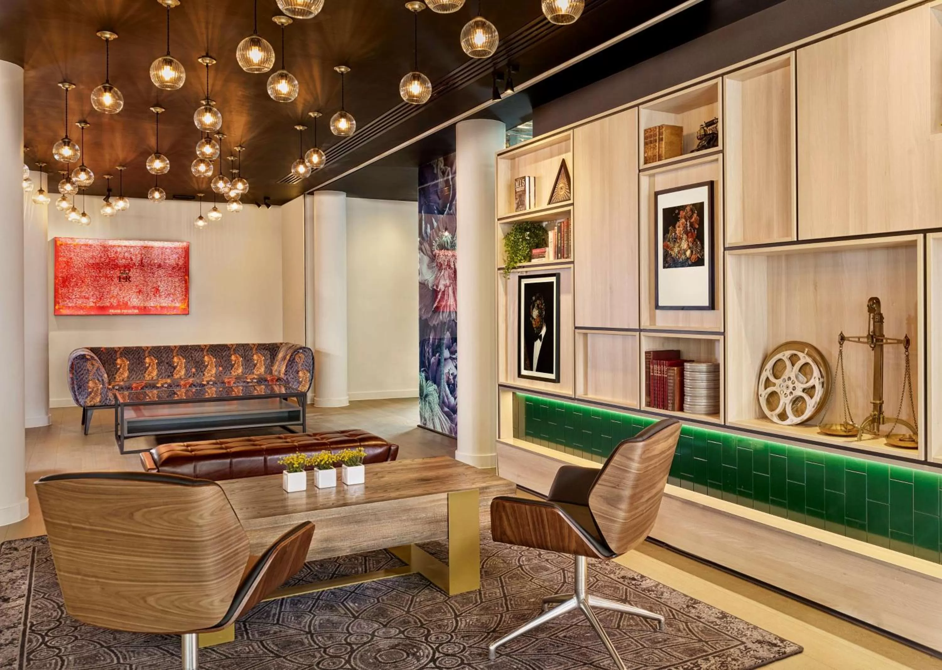 Communal lounge/ TV room in The Westminster London, Curio Collection by Hilton