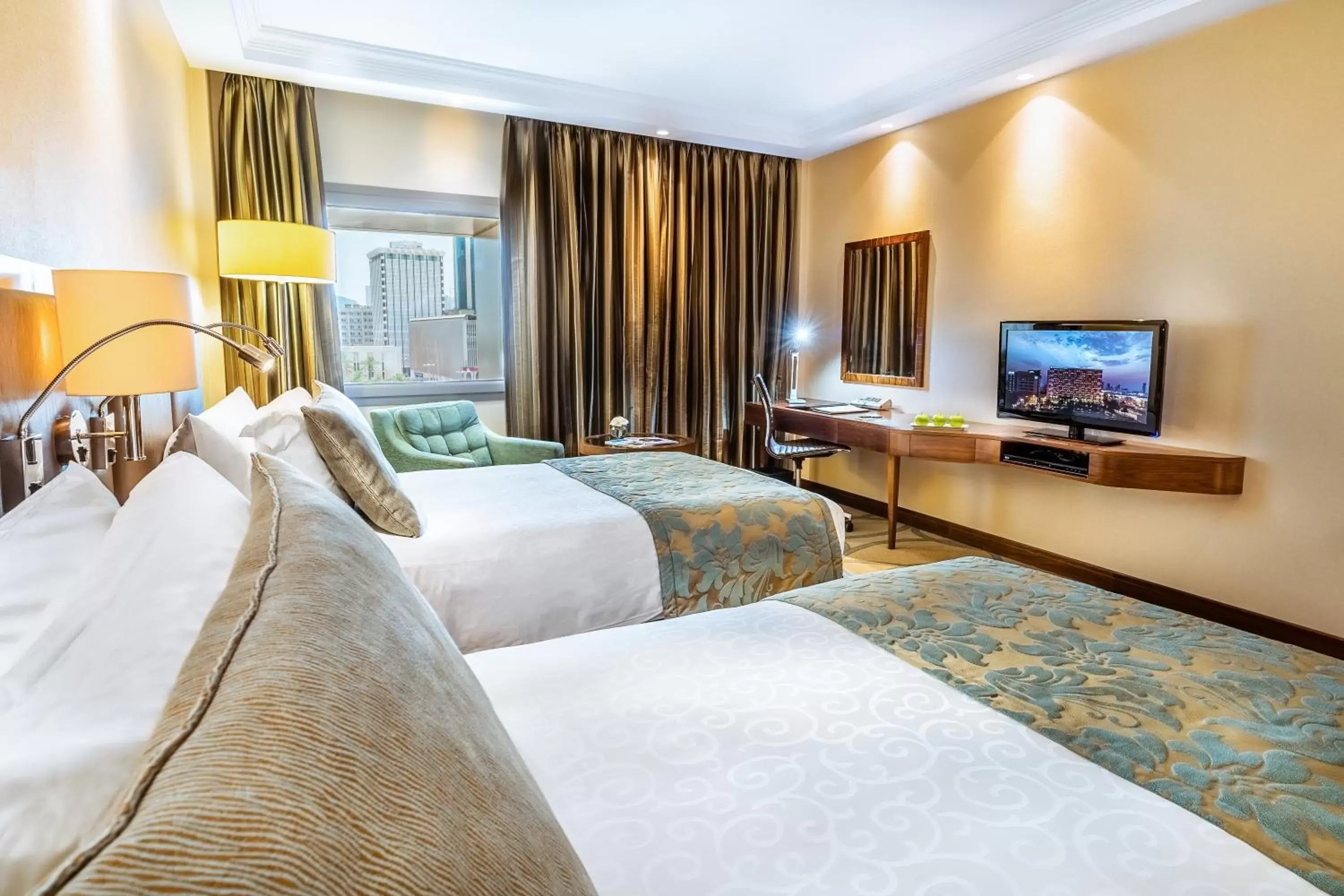 Bed in InterContinental Regency Bahrain, an IHG Hotel