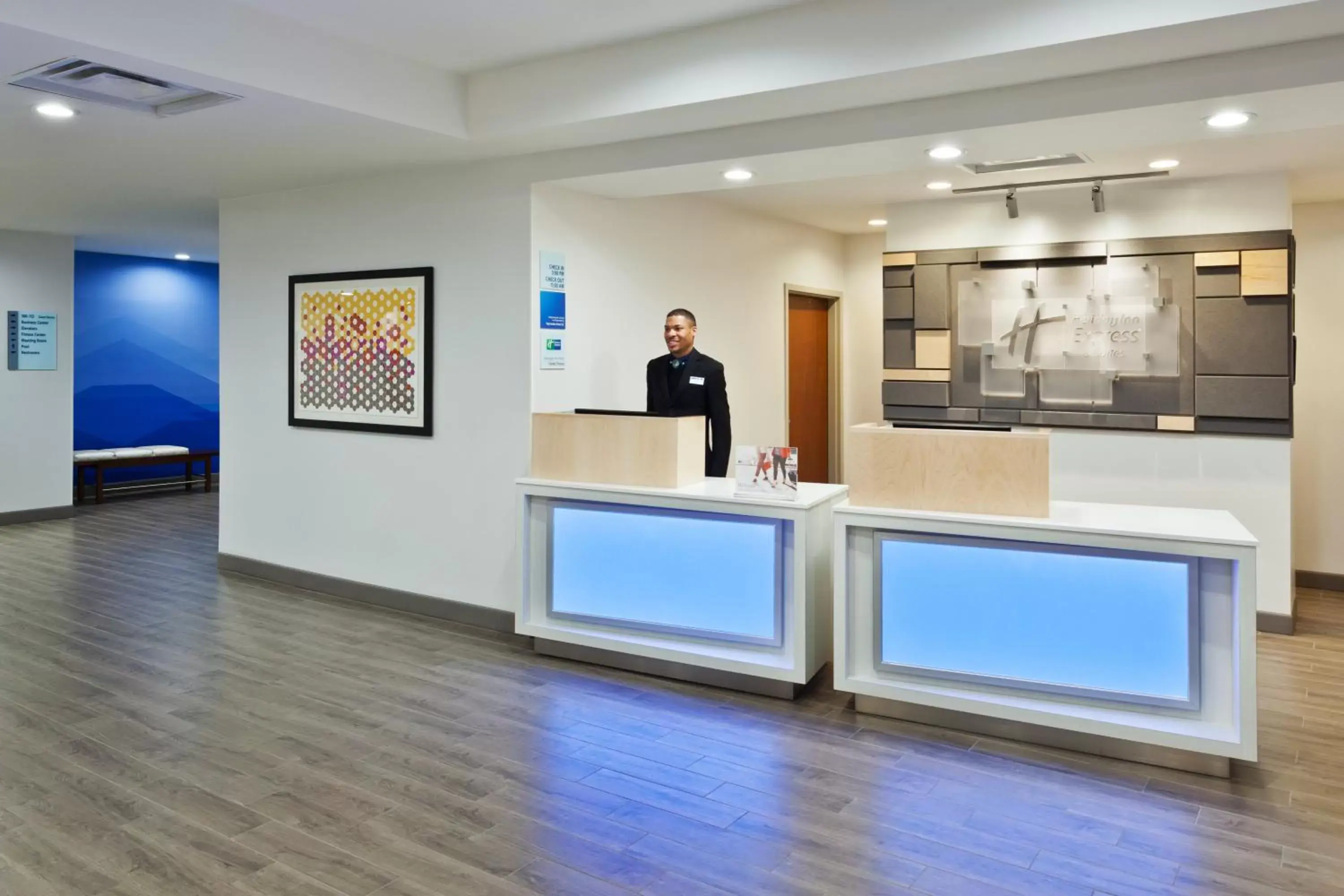 Lobby or reception in Holiday Inn Express Phenix City-Fort Benning by IHG Lobby or reception in Holiday Inn Express Phenix City-Fort Benning by IHG