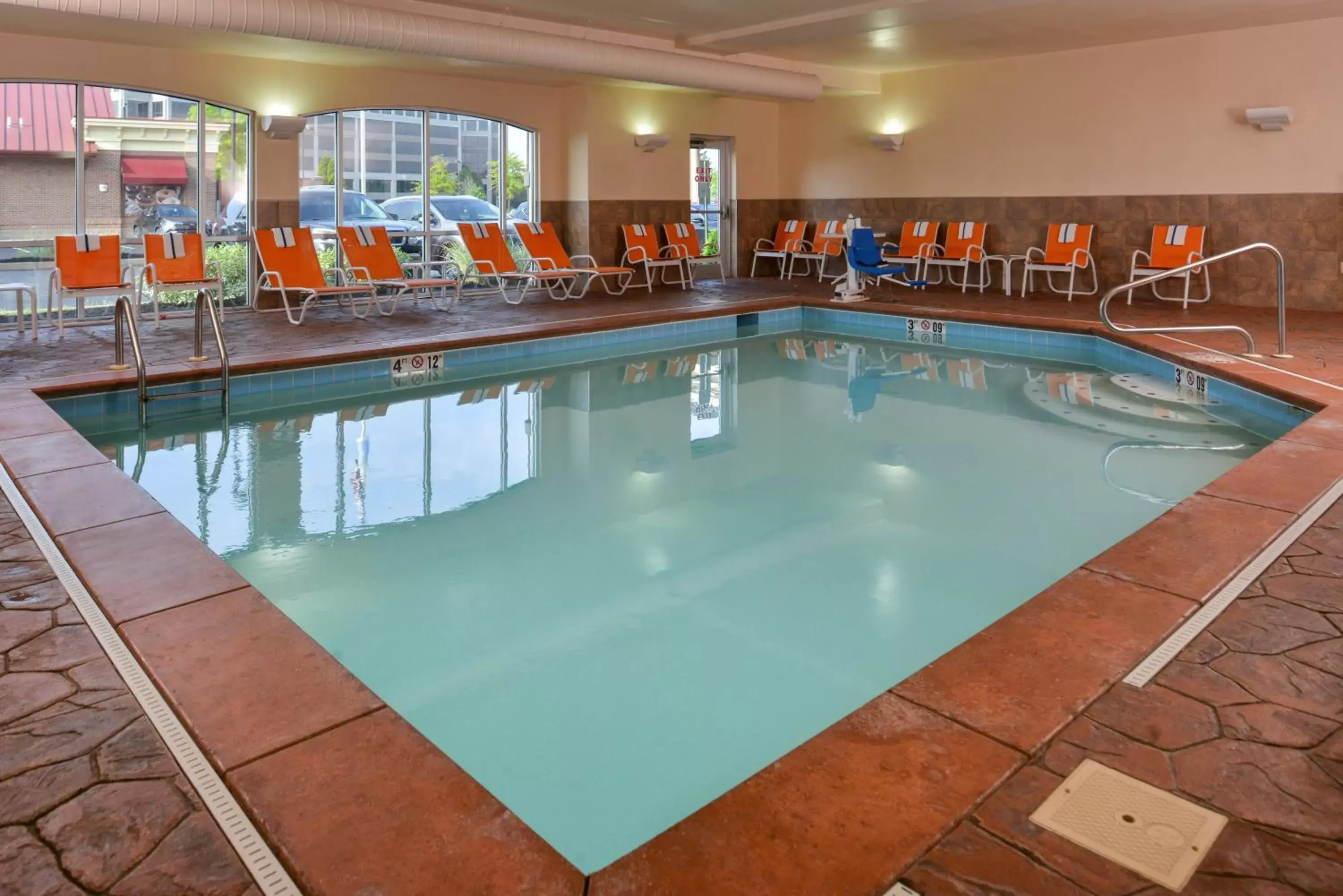 Swimming Pool in Holiday Inn Express Hotel & Suites Cincinnati - Mason, an IHG Hotel