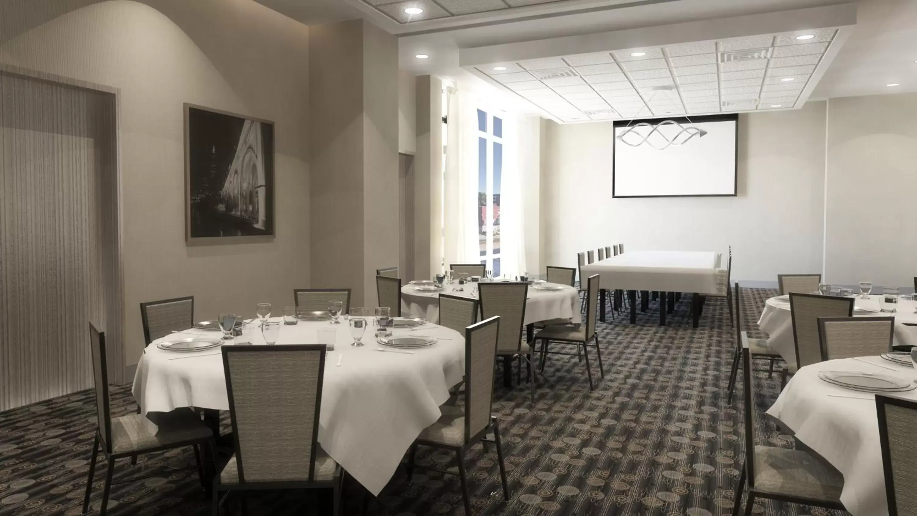 Meeting/conference room, Restaurant/Places to Eat in Holiday Inn Cleveland Clinic, an IHG Hotel