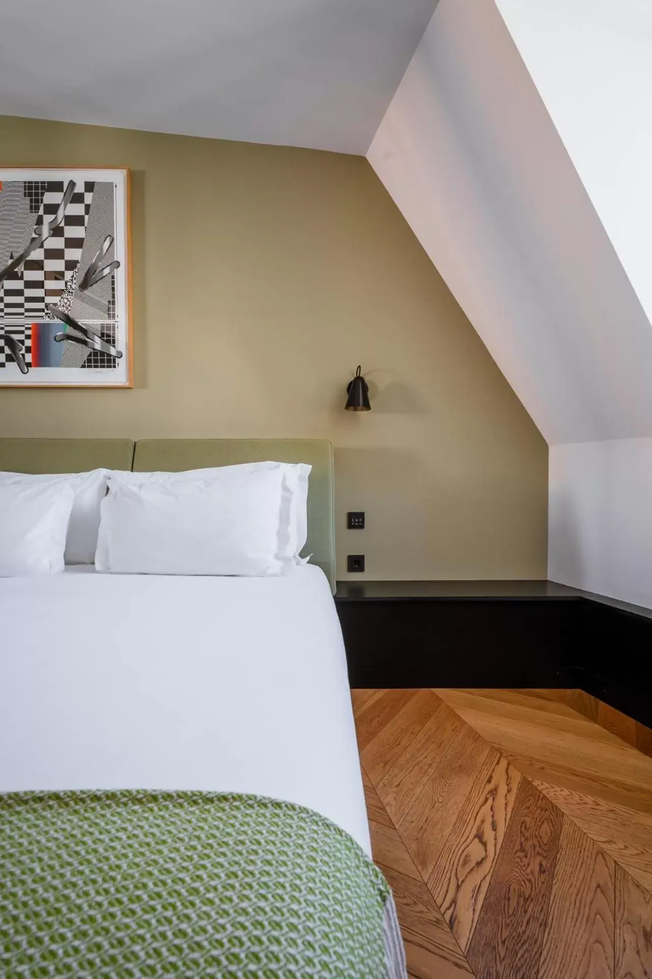 Bedroom, Bed in Hotel Hotel - Member of Design Hotels