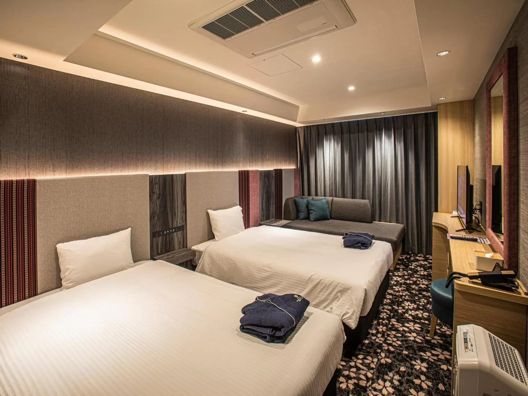 Bedroom, Bed in Hotel Torifito Hakata Gion