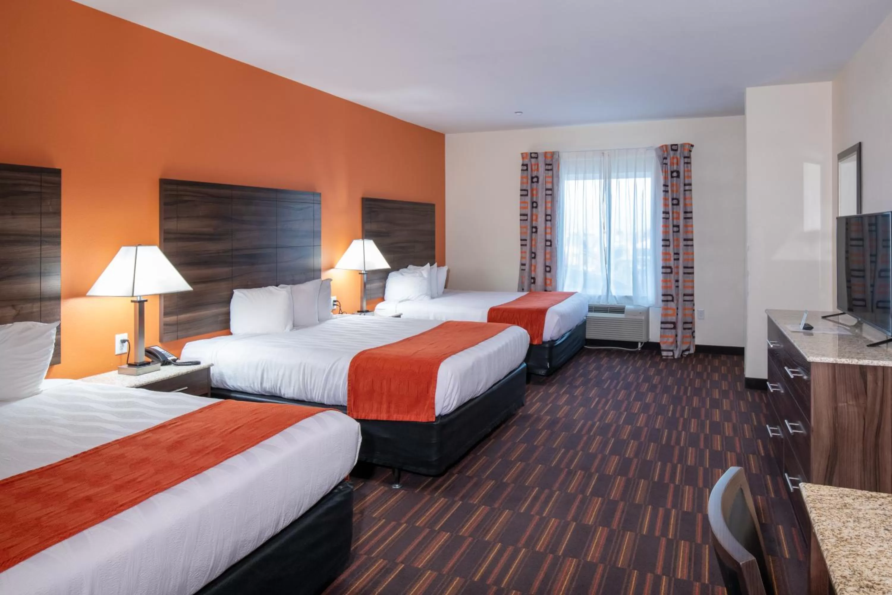 Bed in Home Away Kitchen Suites Enid