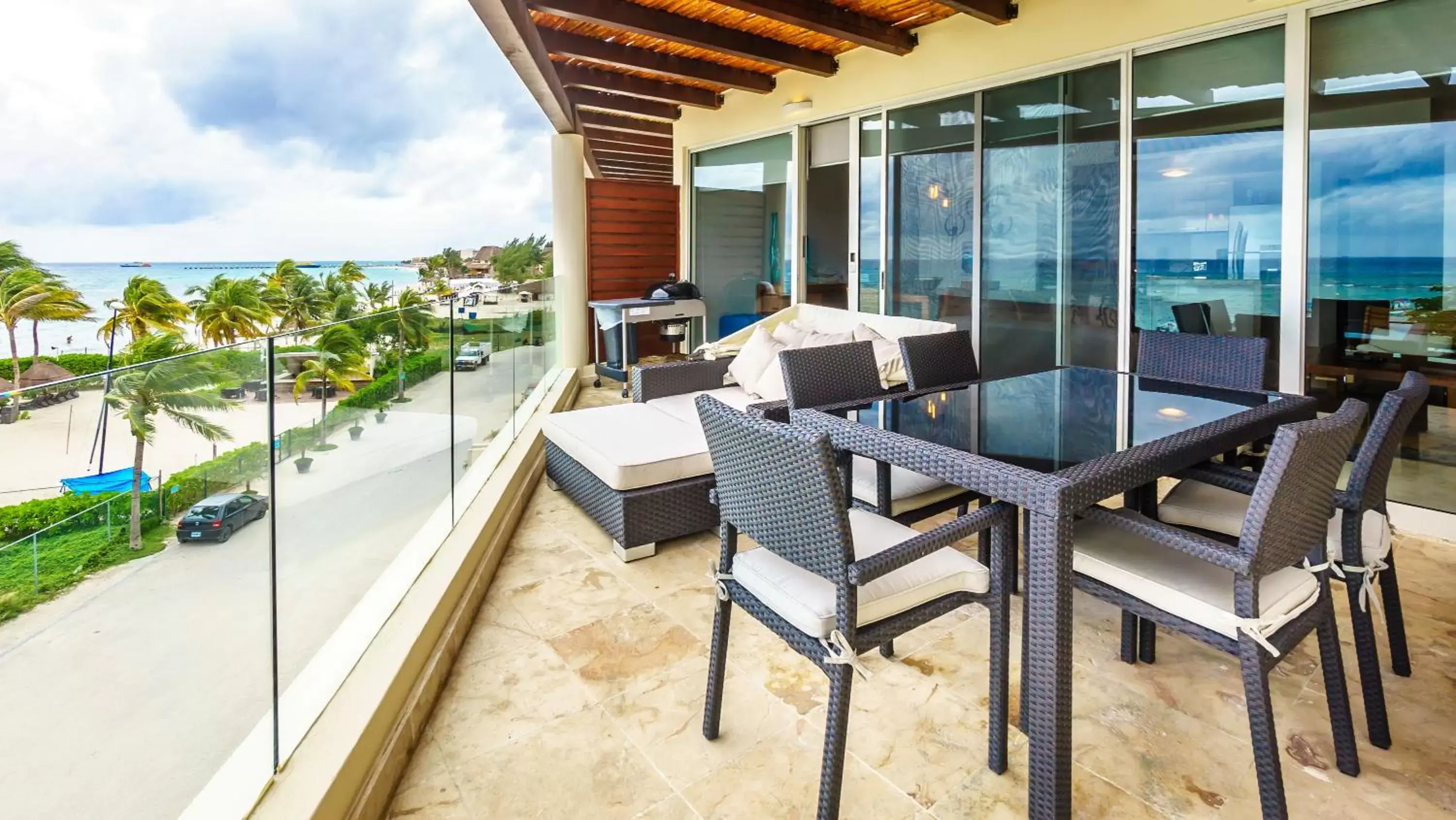Day, Balcony/Terrace in The Elements Oceanfront & Beachside Condo Hotel