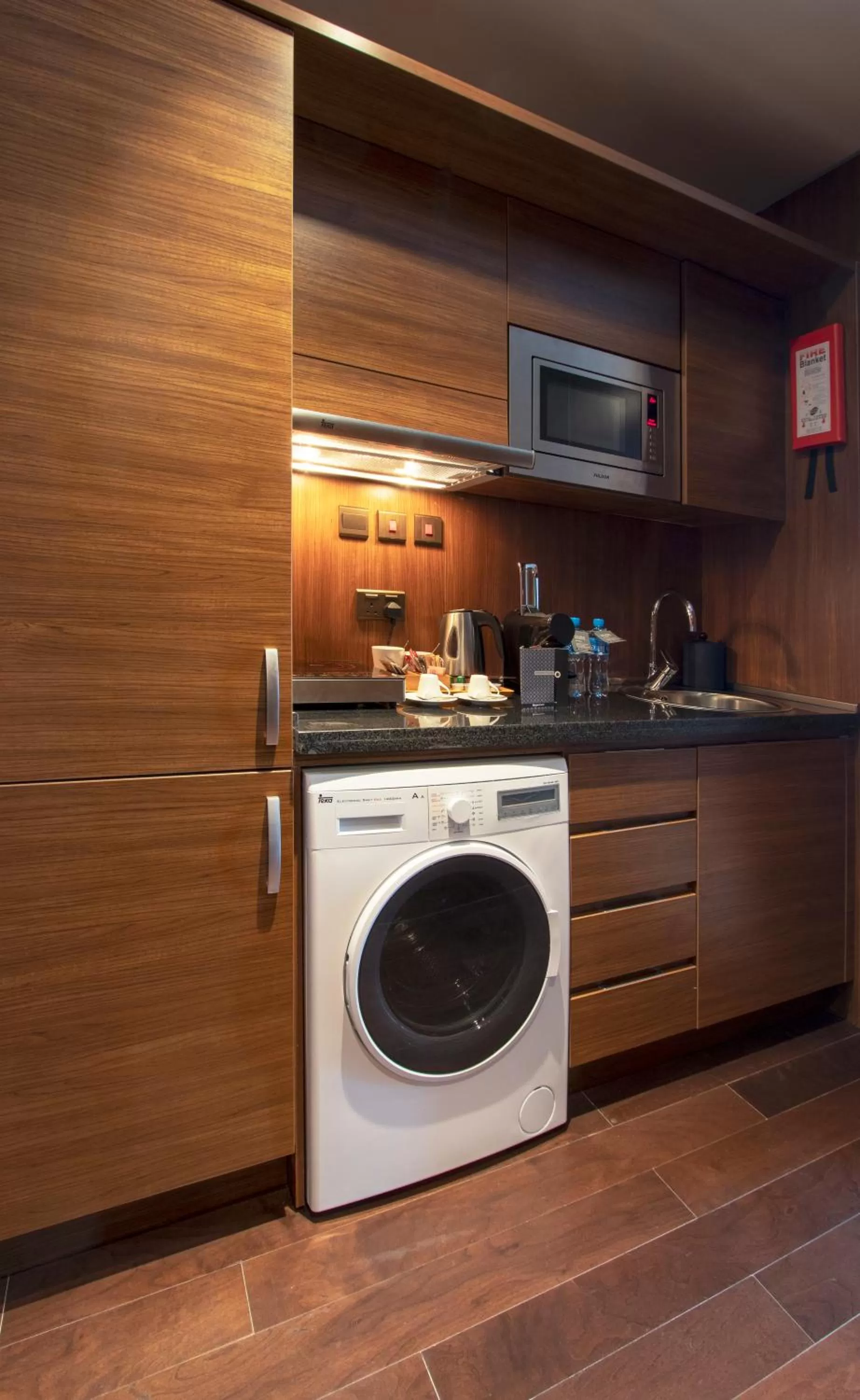 Kitchen or kitchenette in Wyndham Grand Manama