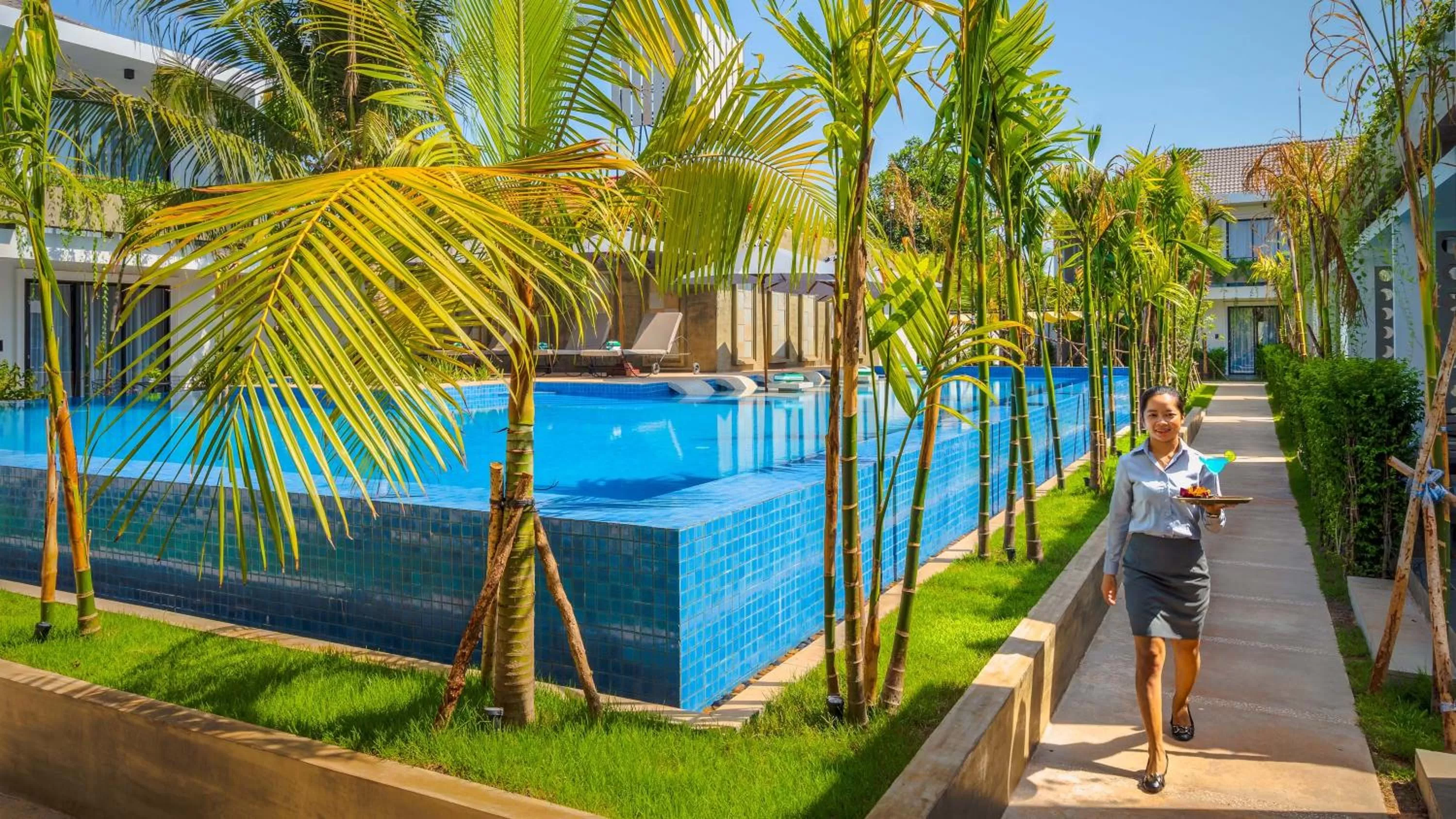 Pool view in Grand Venus La Residence