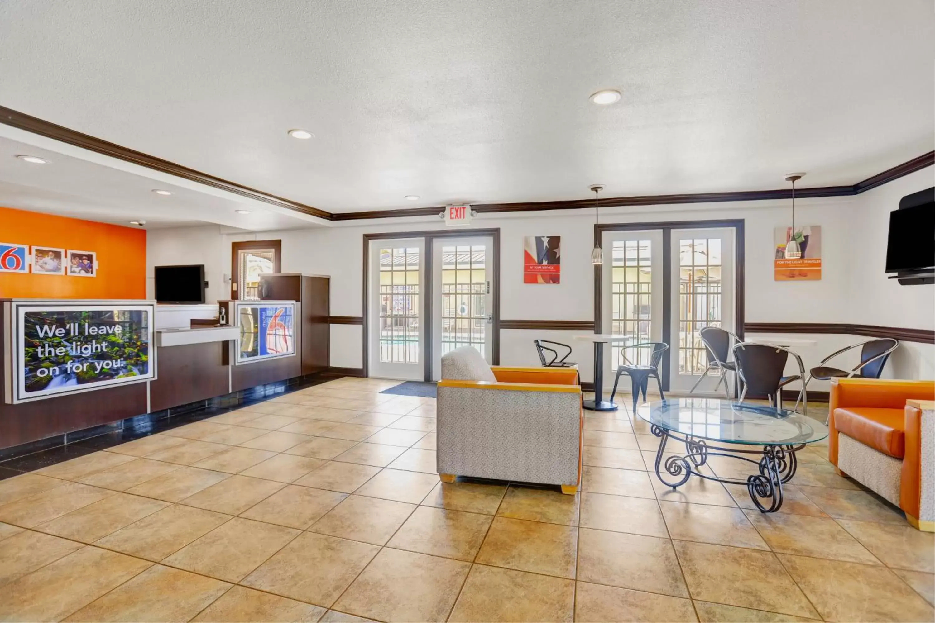 Lobby or reception in Motel 6-Lodi, CA