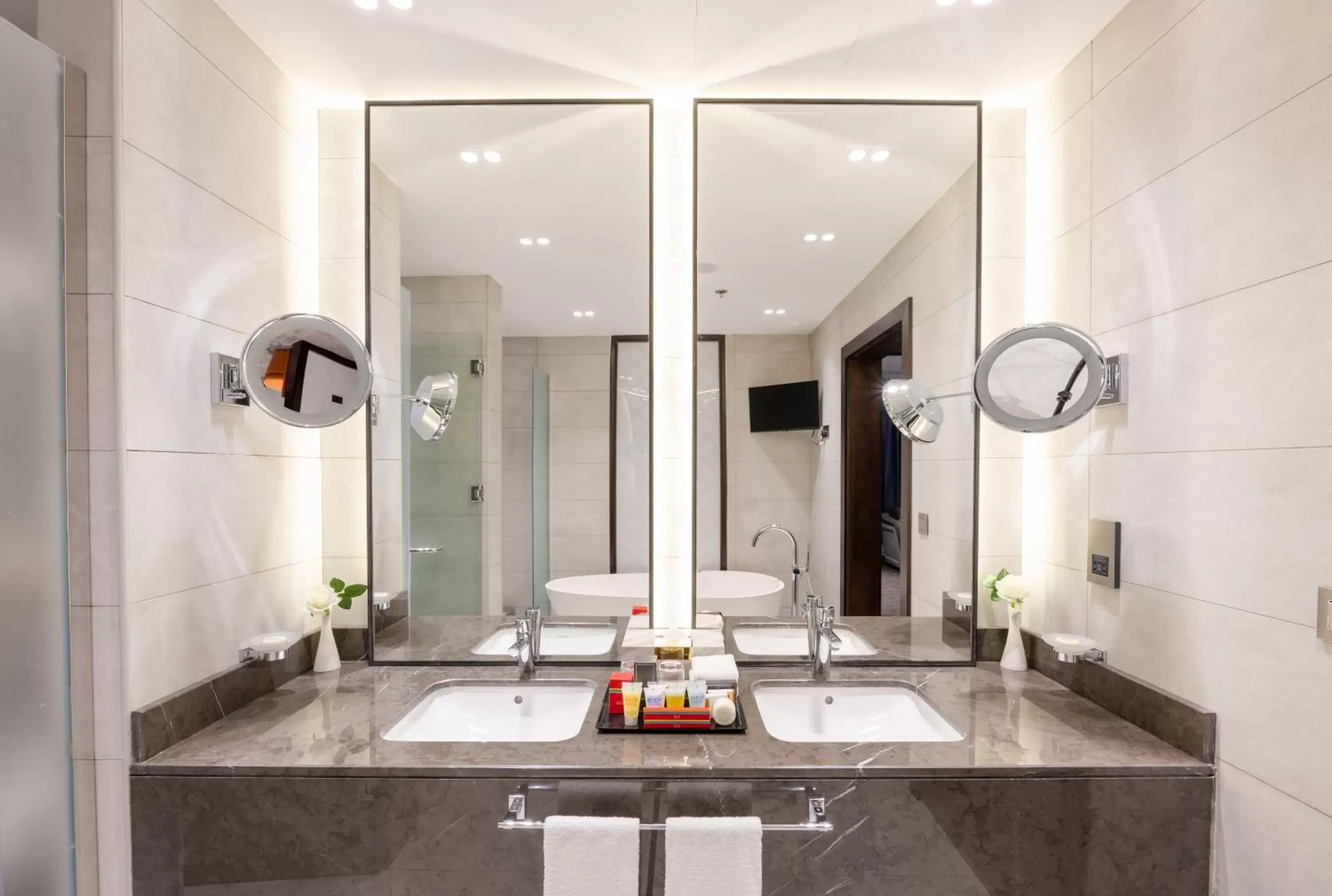 Bathroom in Ramada Encore Doha by Wyndham
