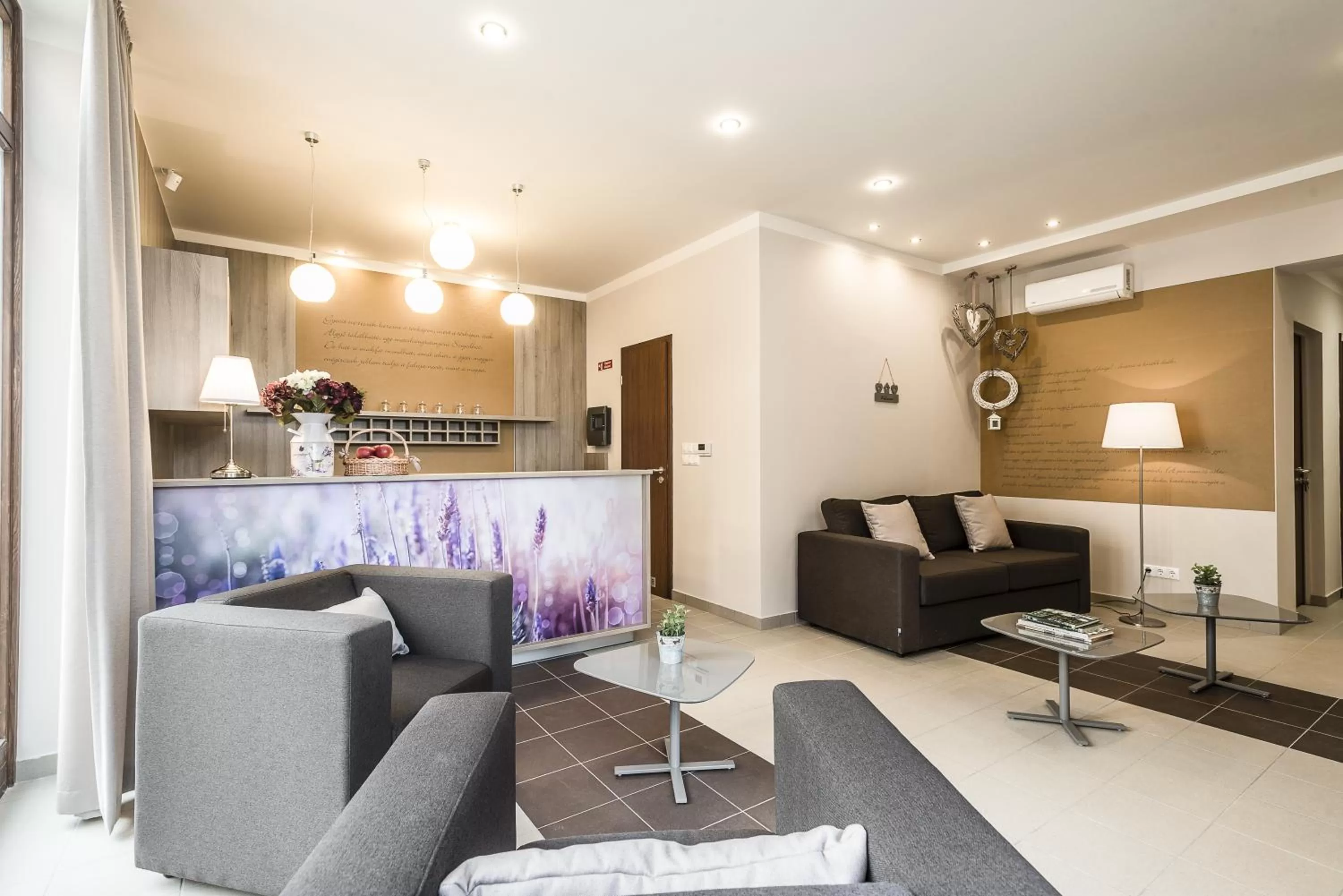 Lobby or reception in Levendula Hotel