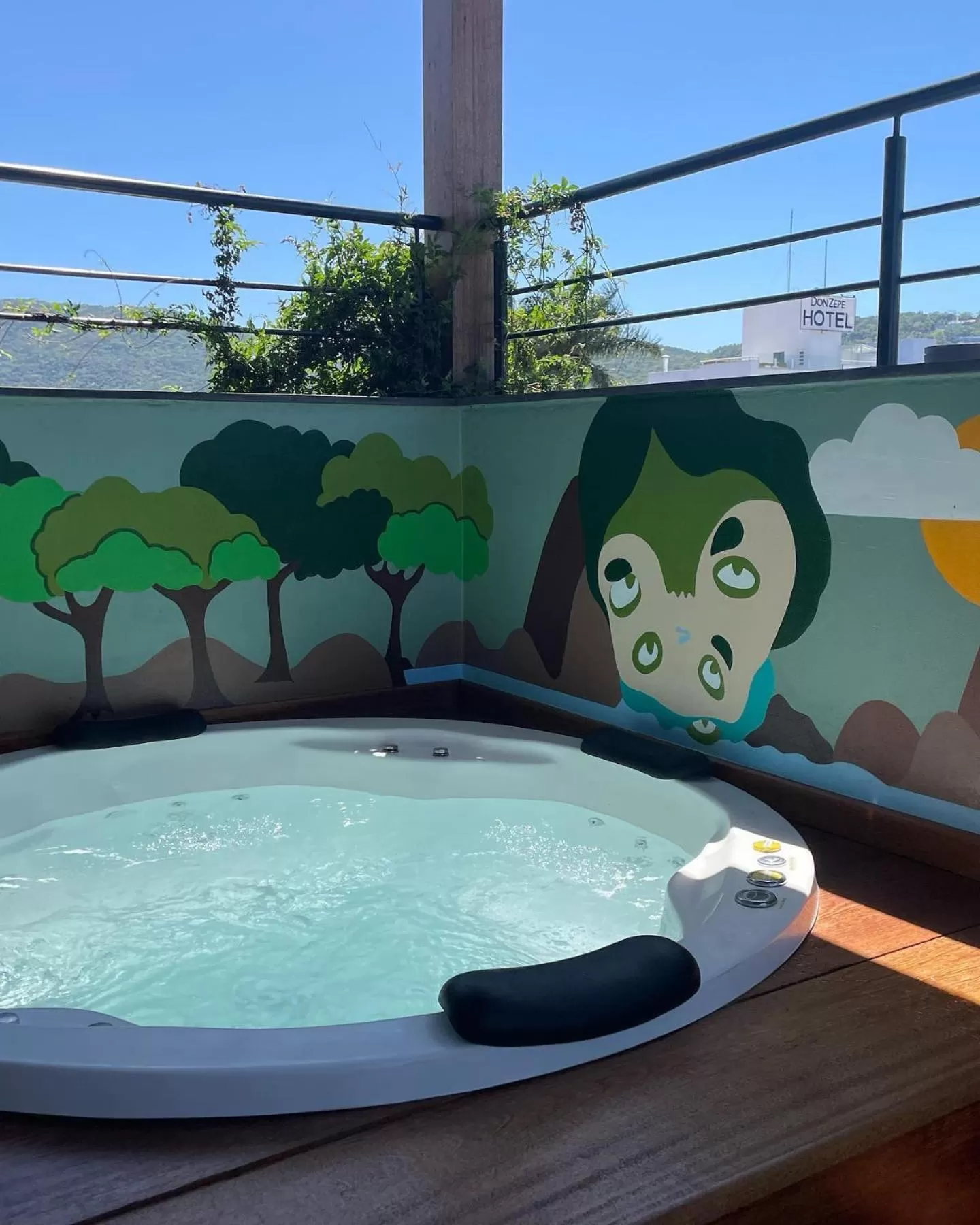 Hot Tub in Hospedaria da Lagoa