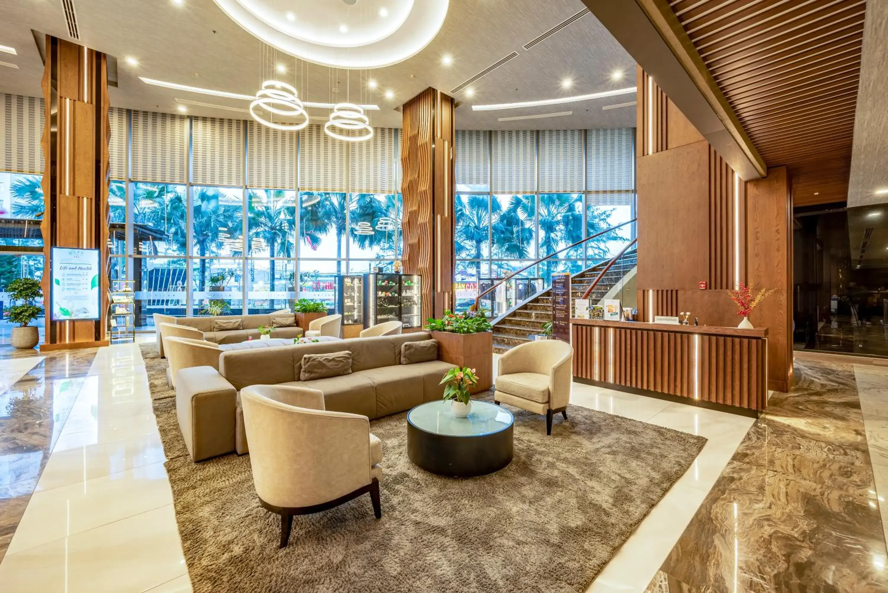 Lobby or reception in Malibu Hotel