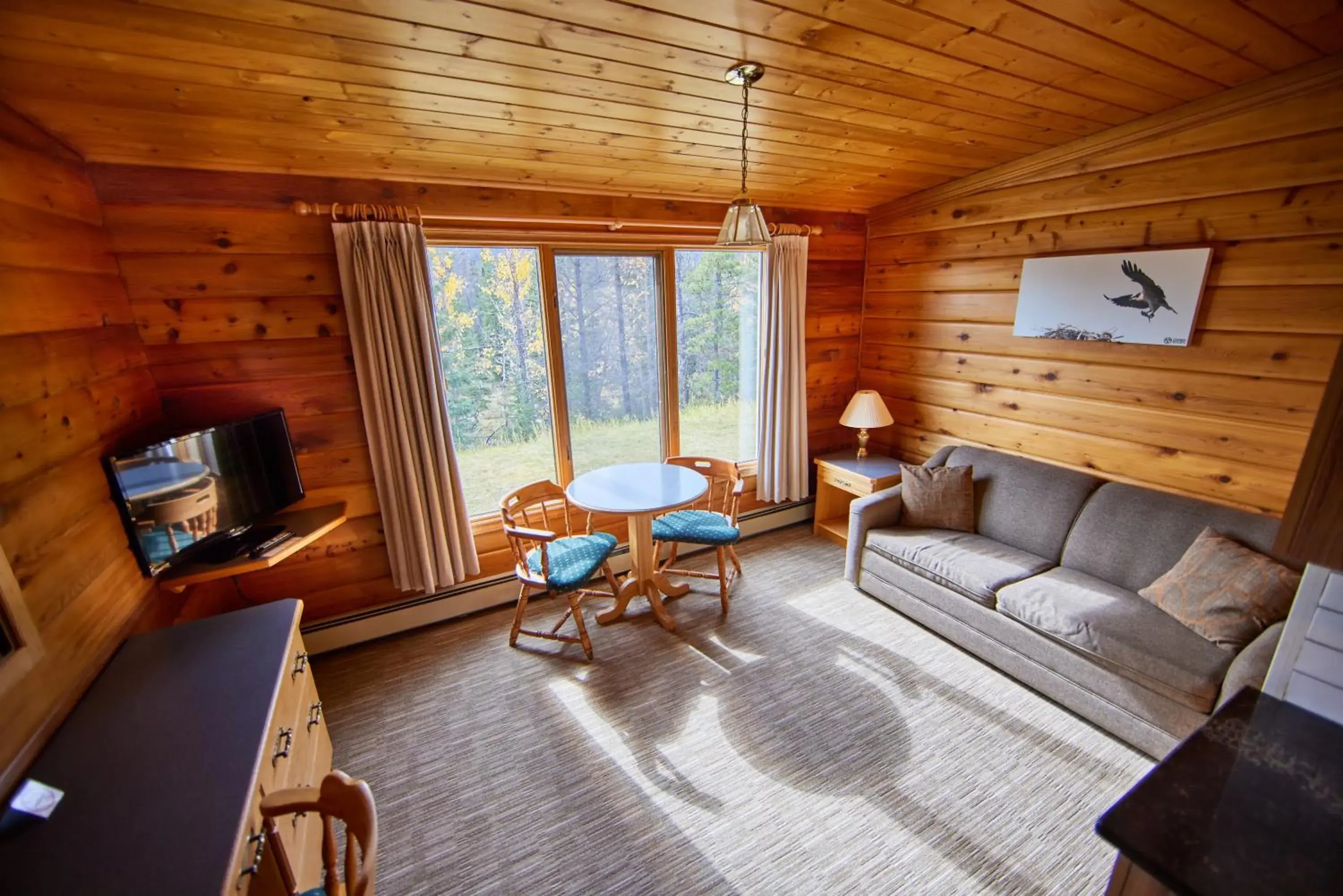 Seating Area in Jasper House Bungalows