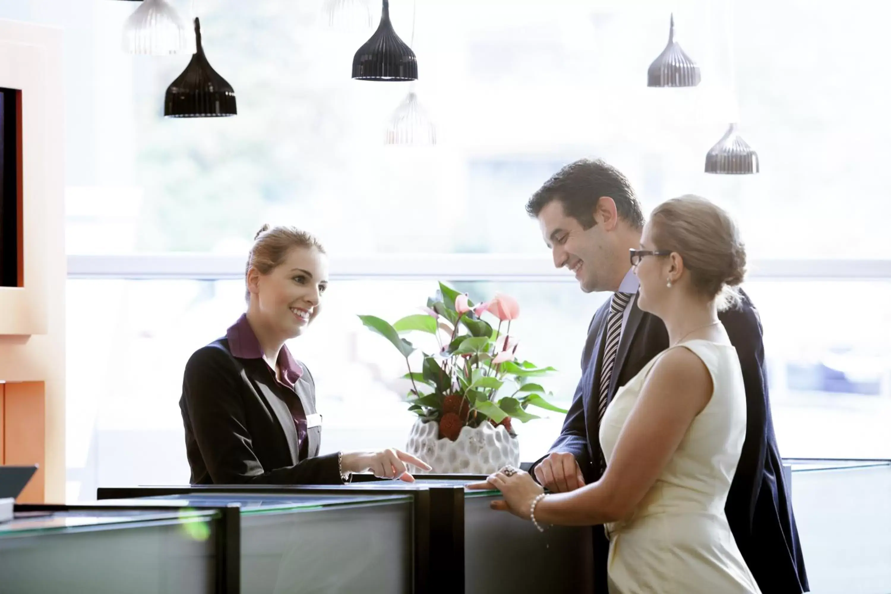 People in Novotel Zürich Airport Messe