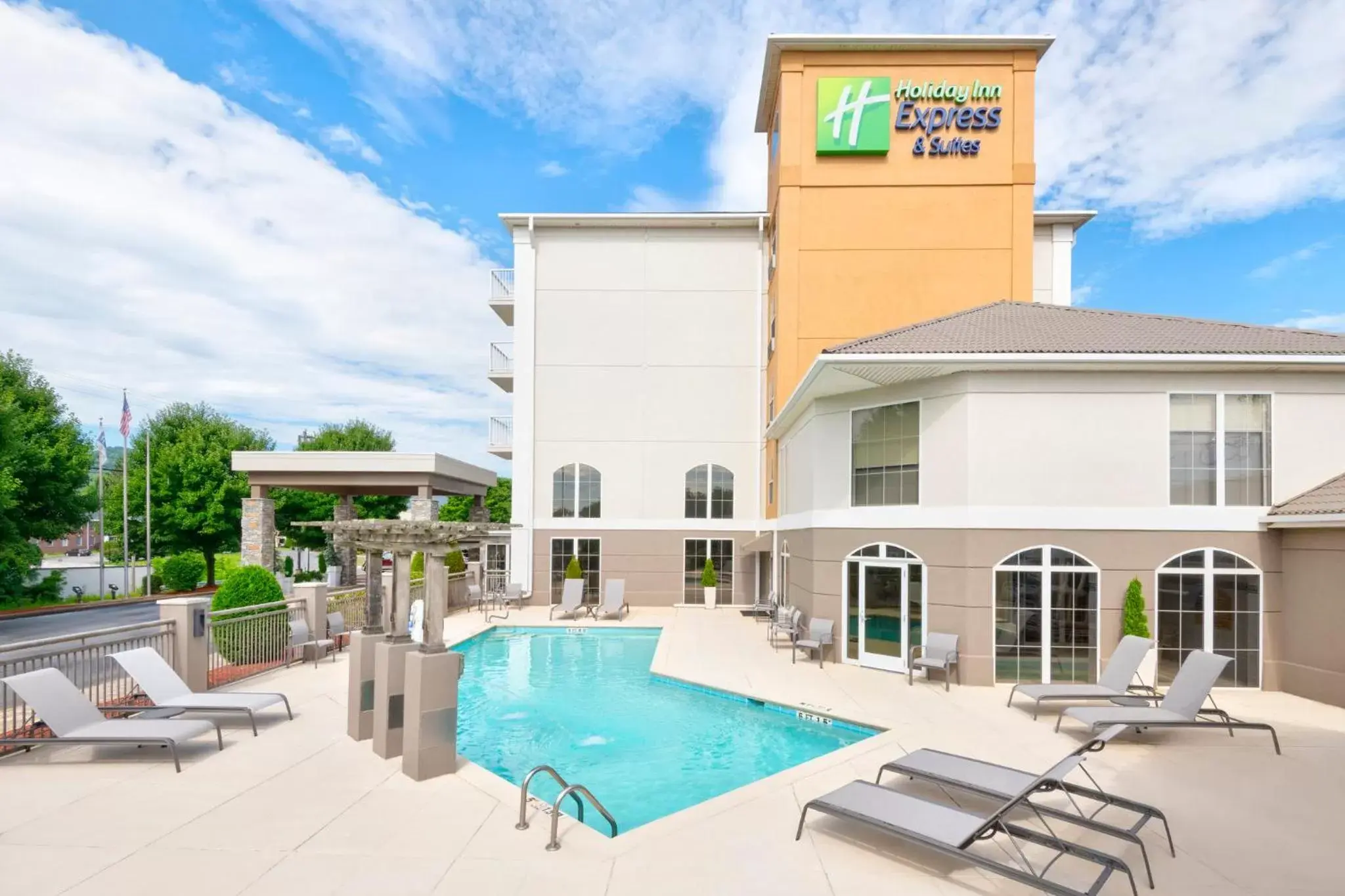 Swimming Pool in Holiday Inn Express & Suites Asheville SW - Outlet Ctr Area, an IHG Hotel