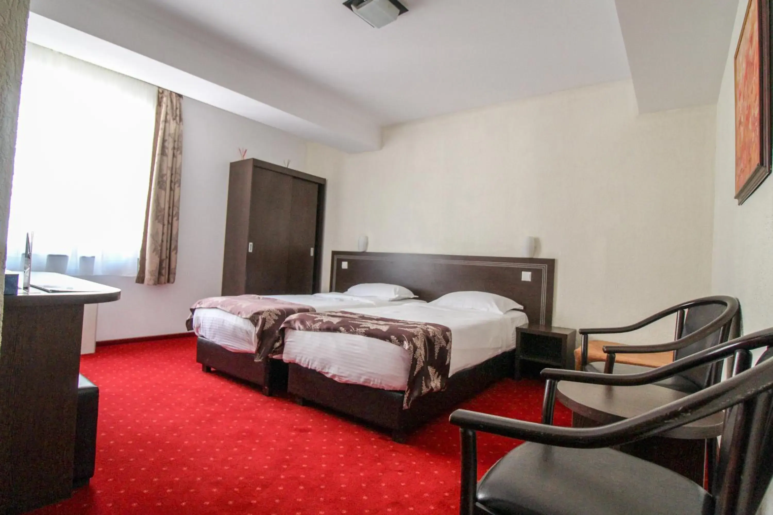 Bed in Hotel Razvan