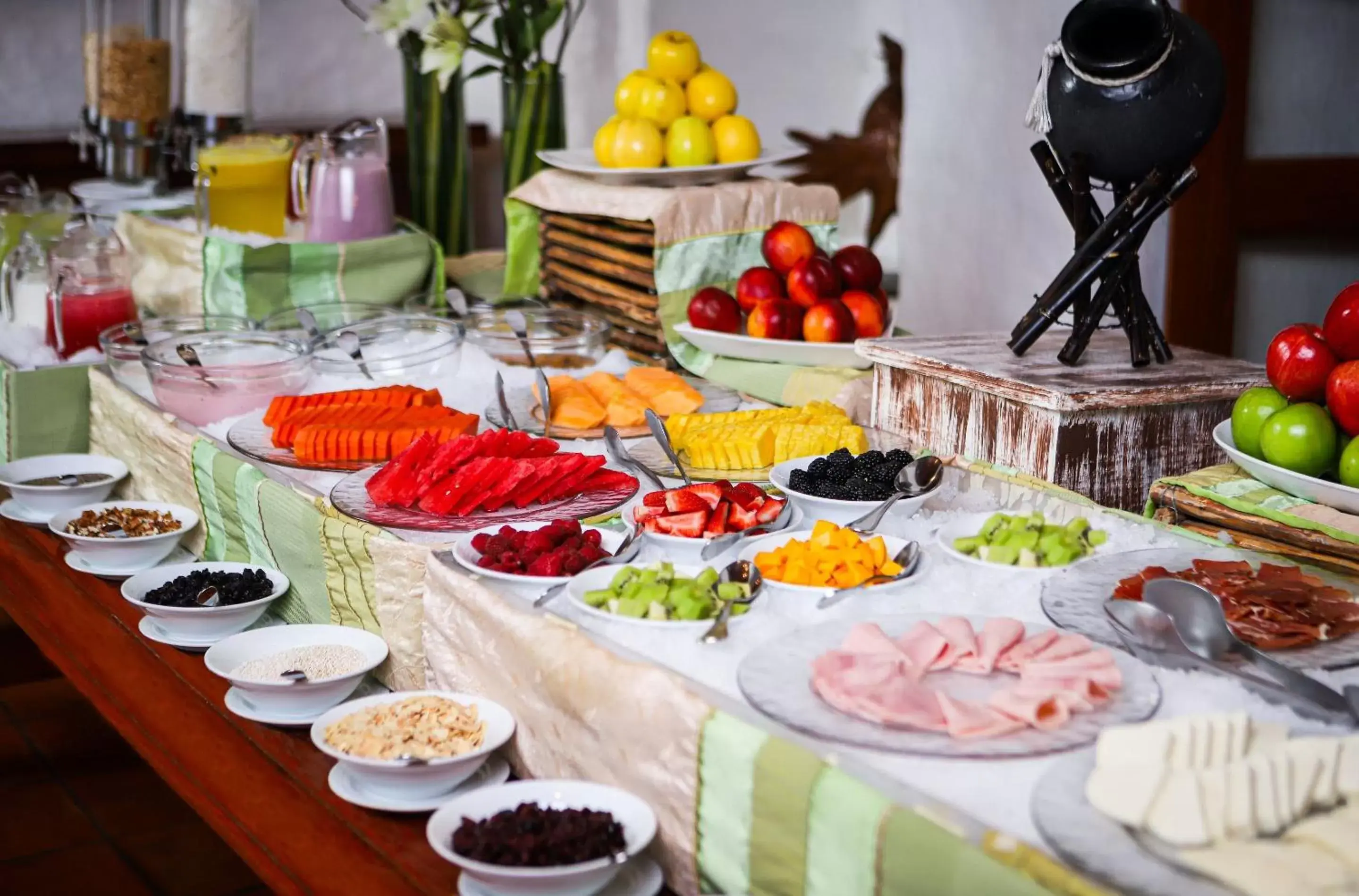 Buffet breakfast in Quinta Real Oaxaca