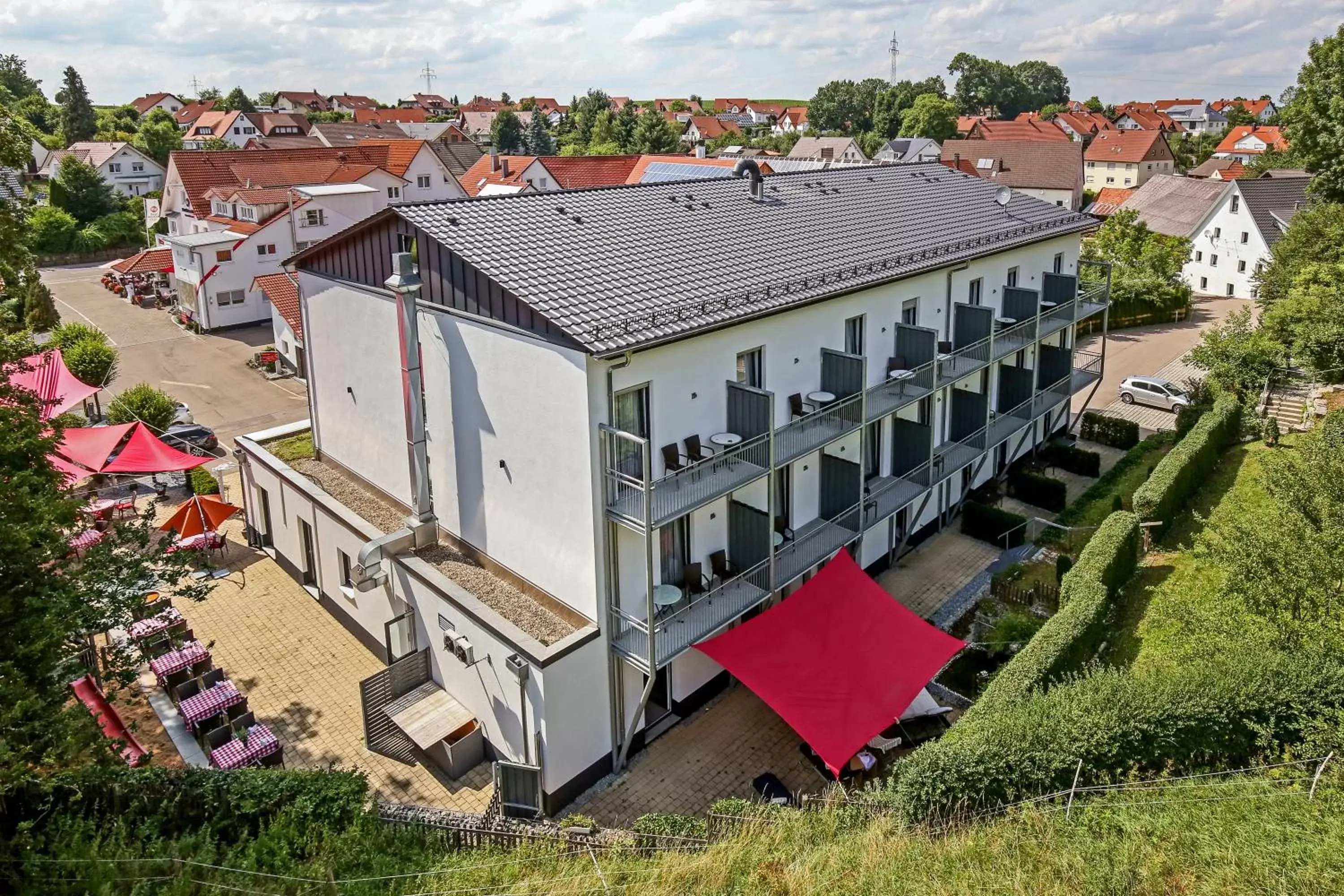 Property building, Bird's-eye View in BEST WESTERN PLUS Aalener Römerhotel a.W.L.