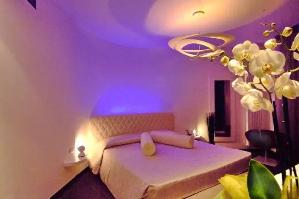 Bedroom, Bed in Design Suite Tirano