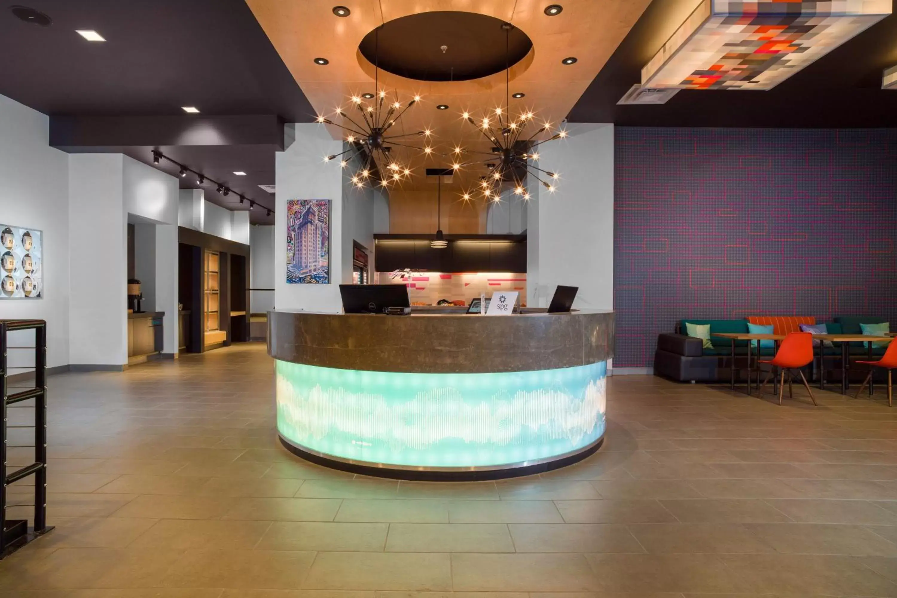Lobby or reception, Lobby/Reception in Aloft El Paso Downtown