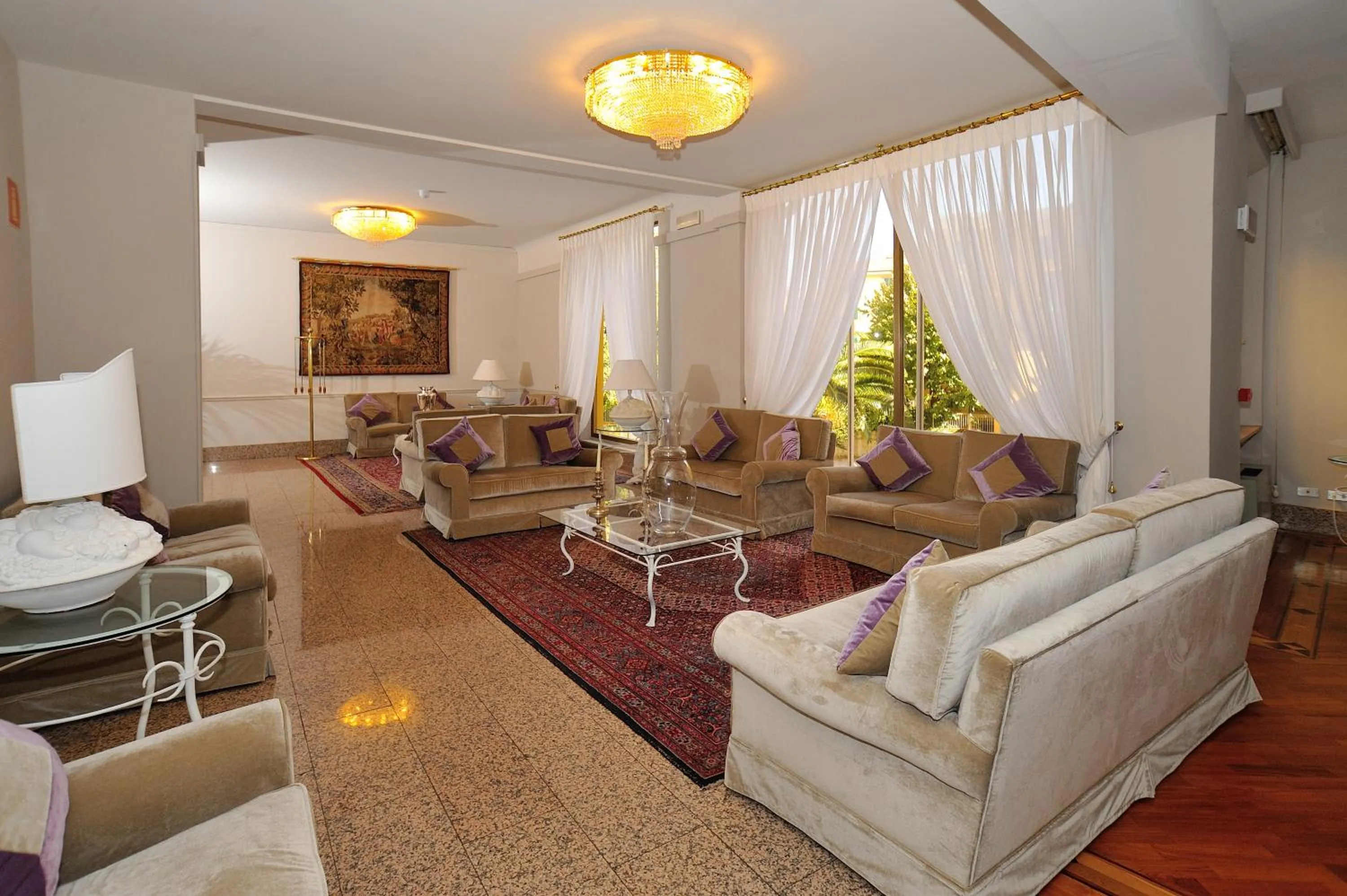Lobby or reception in Grand Hotel Tettuccio